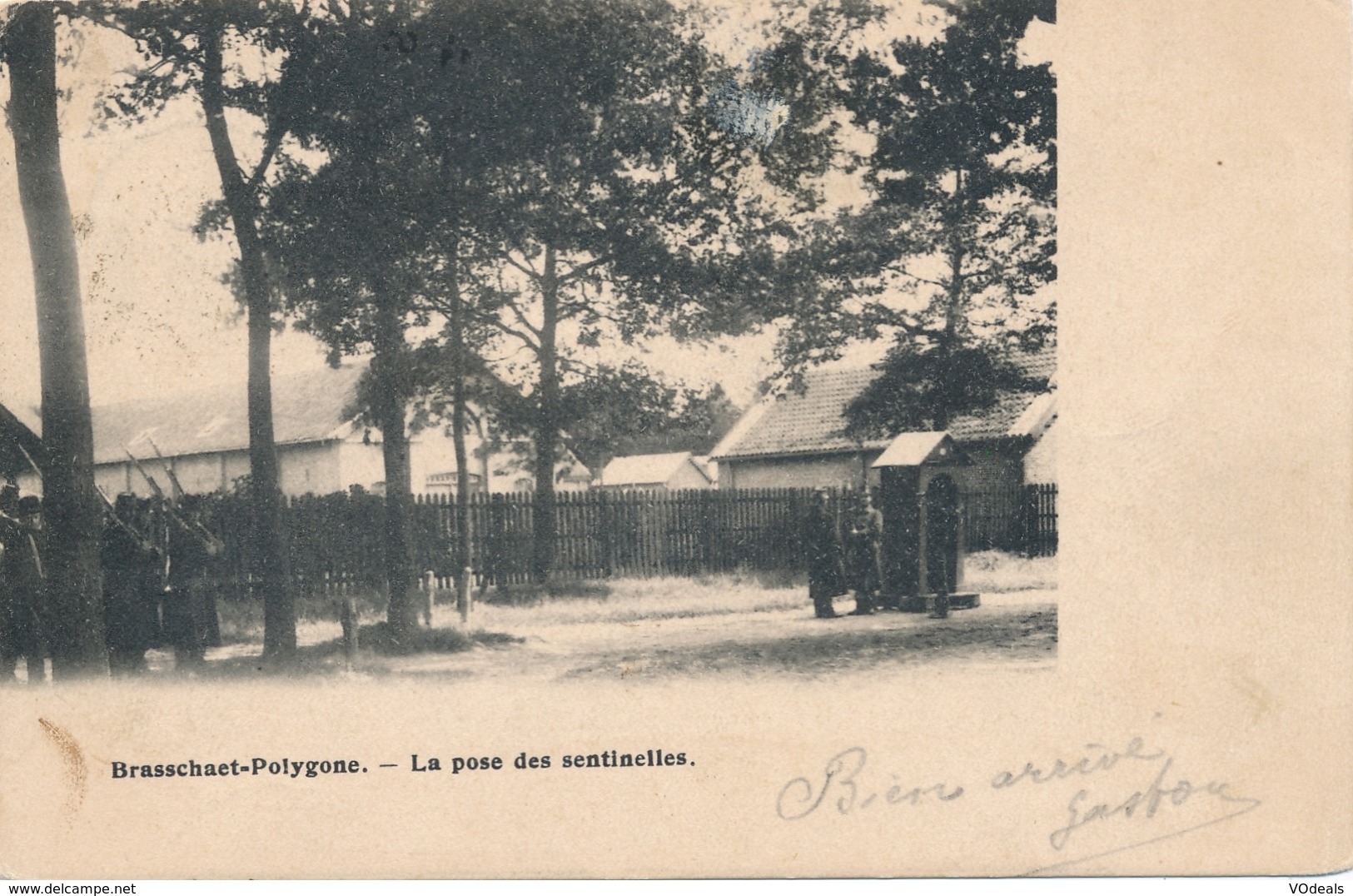 CPA - Belgique - Brasschaet-Polygone - La Pose Des Sentinelles - Brasschaat