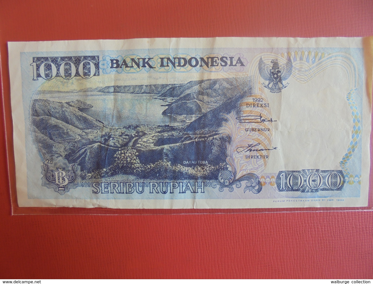 INDONESIE 1000 RUPIAH 1992 CIRCULER - Indonesia