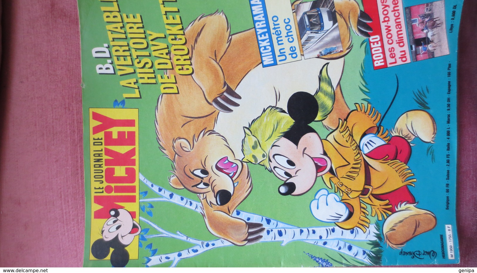 JOURNAL DE MICKEY N° 1755 Année 1986 - Journal De Mickey