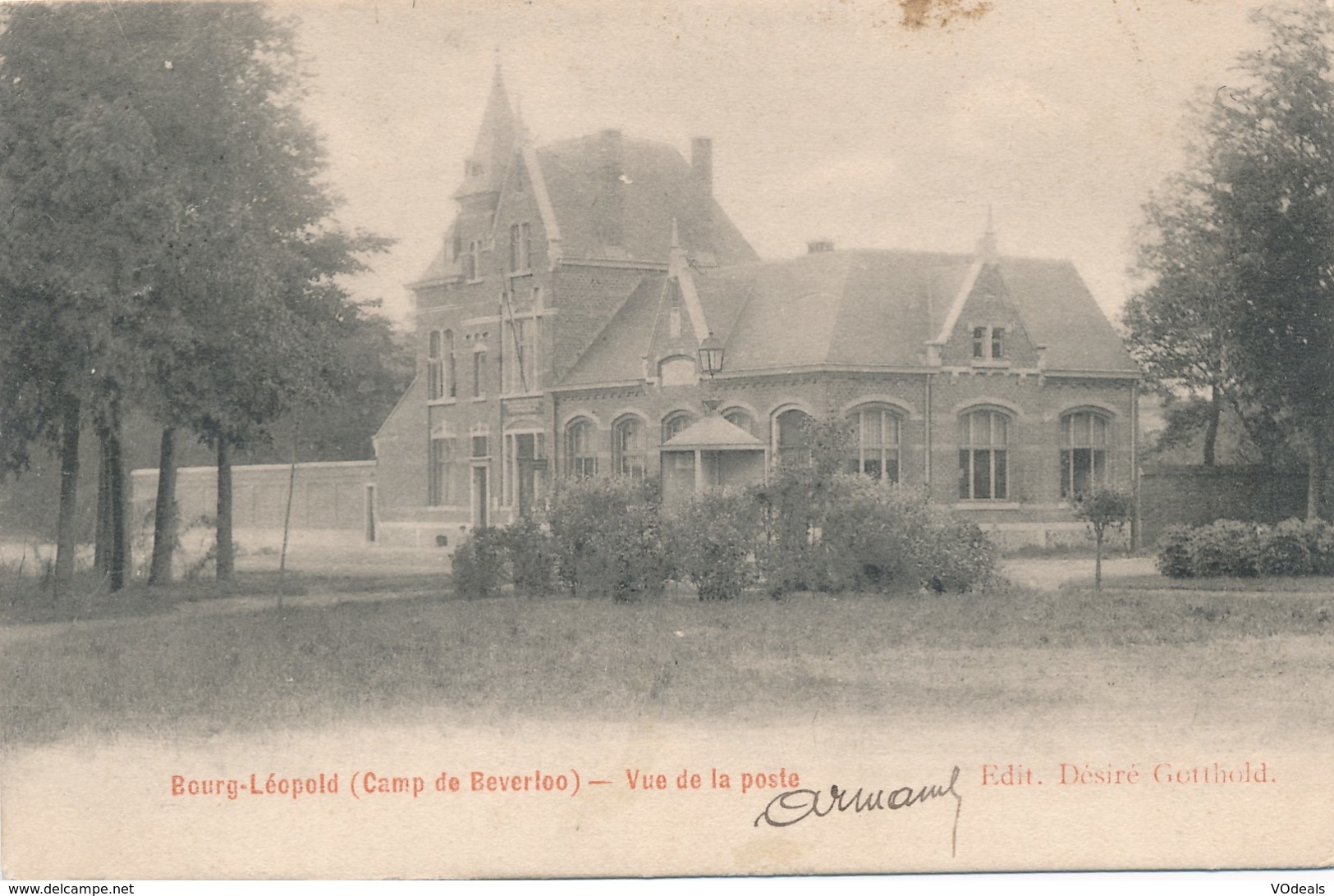 CPA - Belgique - Bourg-Léopold - Vue De La Poste - Leopoldsburg (Kamp Van Beverloo)