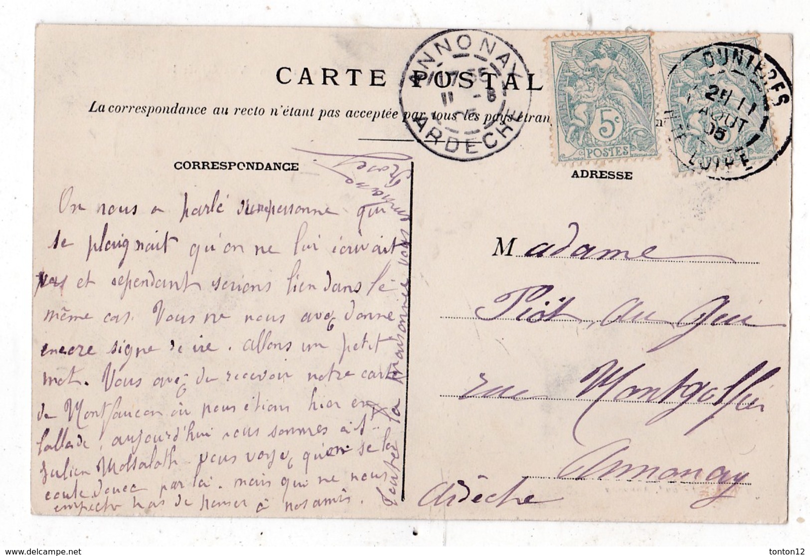 Carte Postale St Bonnet Du Froid Vue Générale - Autres & Non Classés