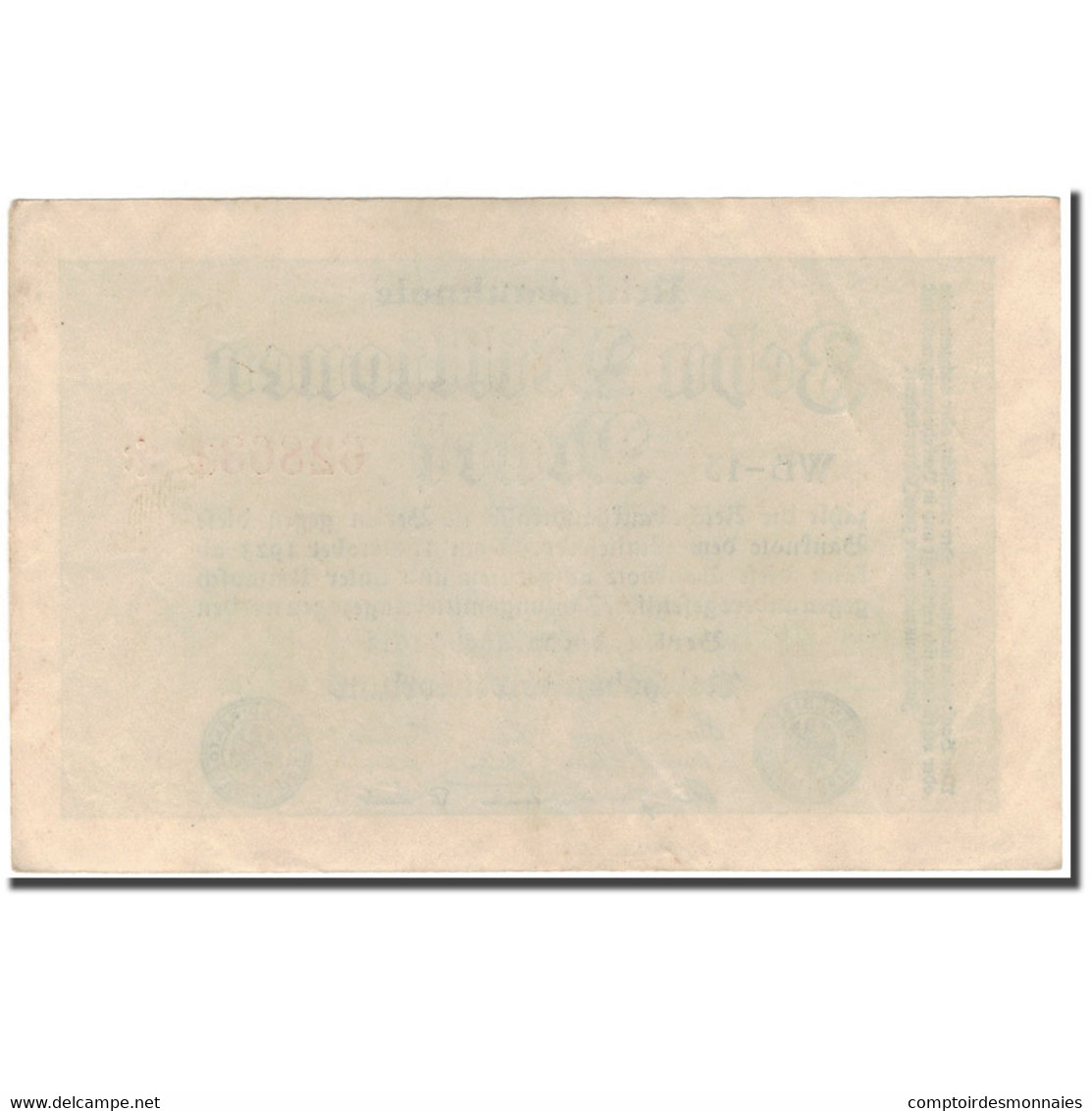 Billet, Allemagne, 10 Millionen Mark, 1923, KM:106a, TTB+ - 10 Mio. Mark