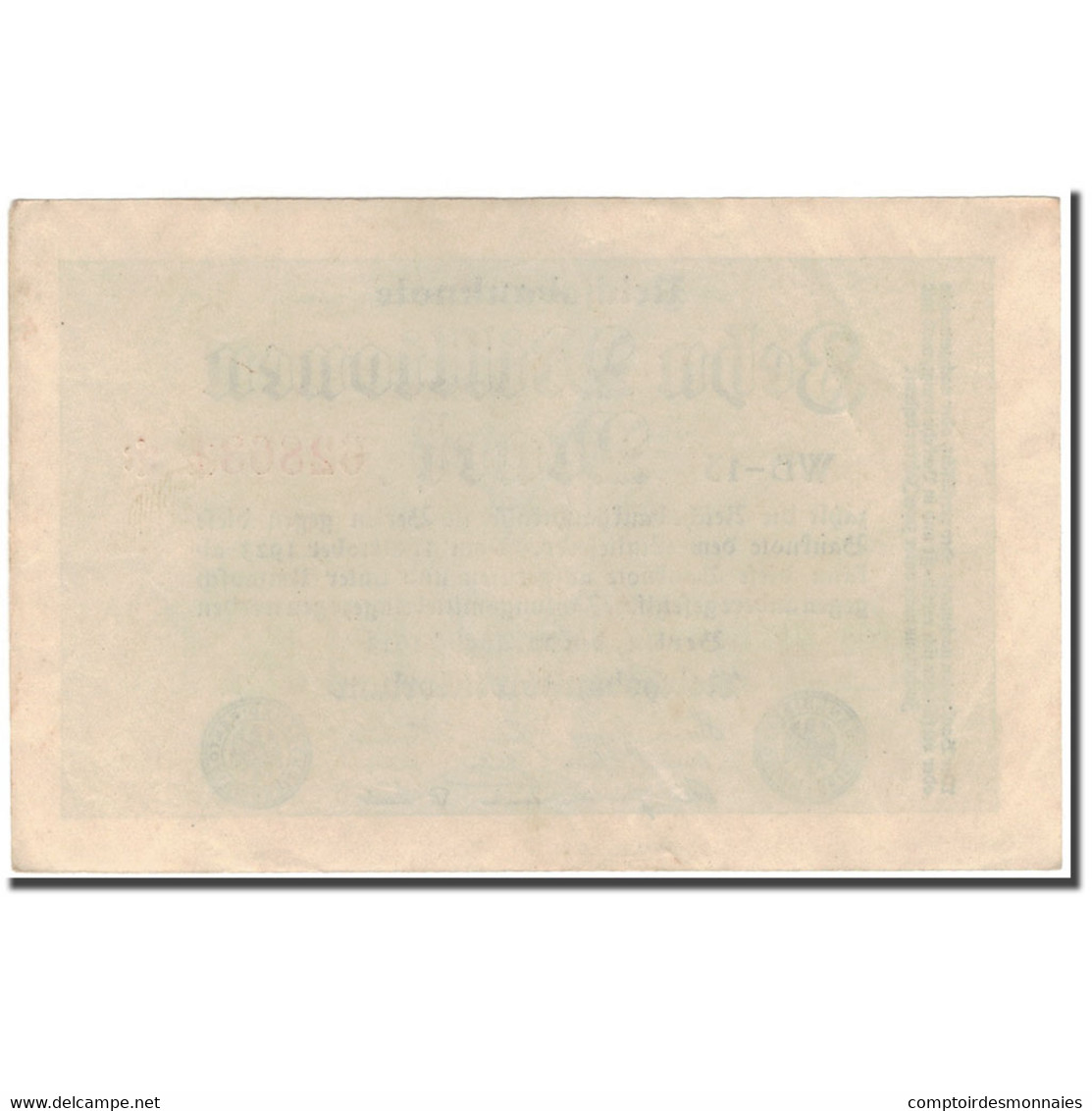 Billet, Allemagne, 10 Millionen Mark, 1923, KM:106a, TTB+ - 10 Miljoen Mark