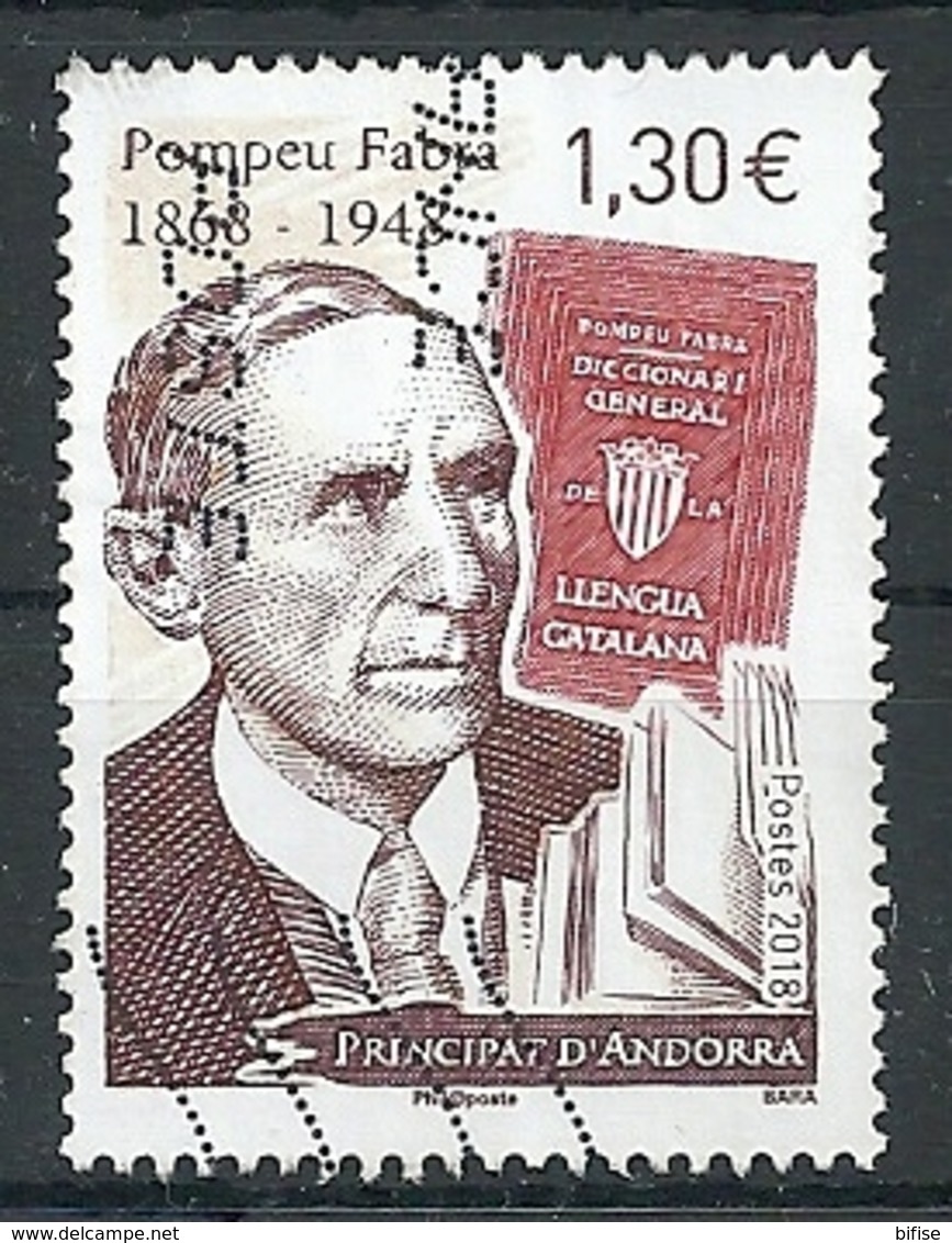 ANDORRA FRANCESA 2018 - Pompeu Fabra - Used Stamps