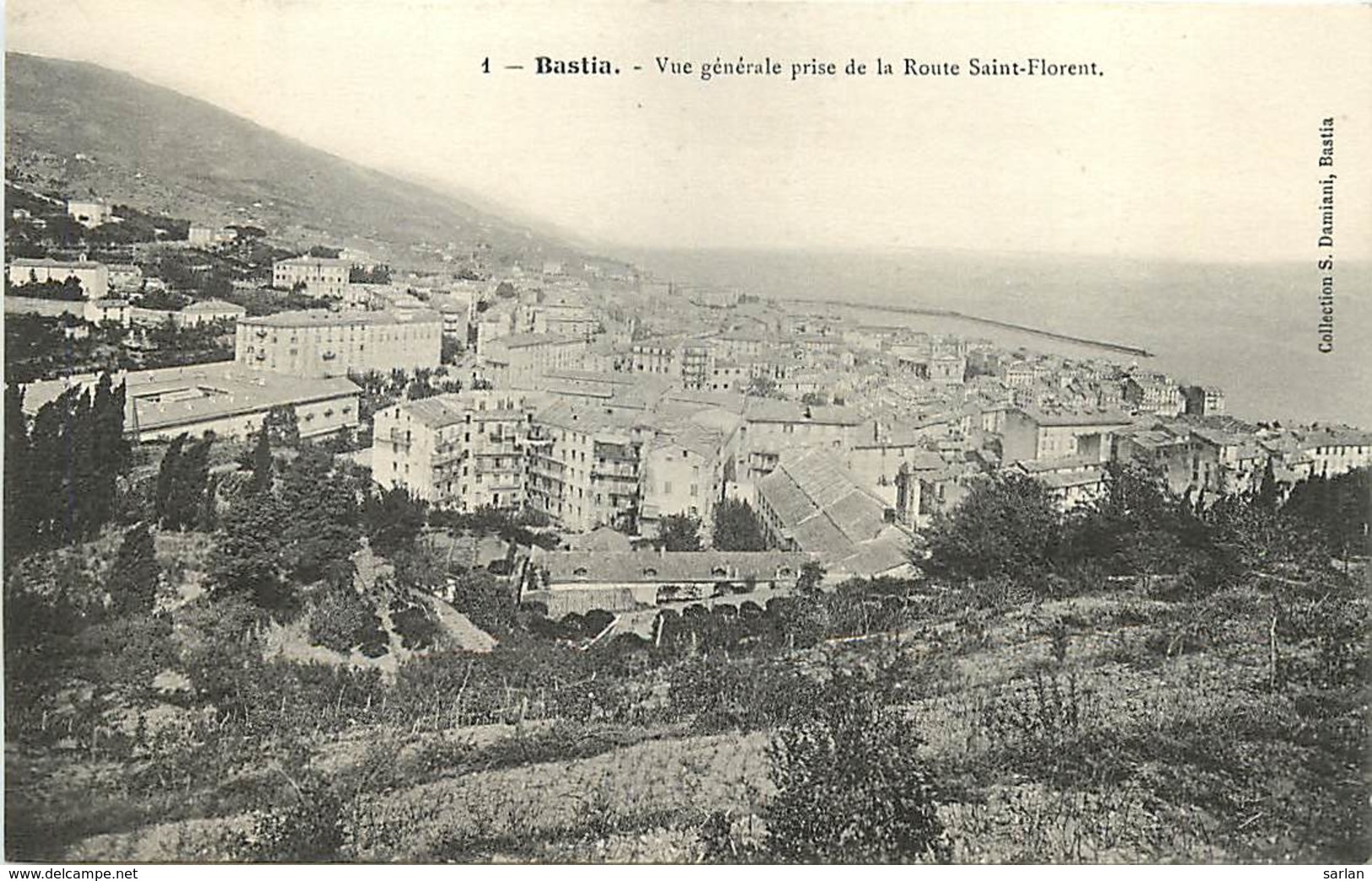 20 , BASTIA , Collec Damiani , Vue Generale Prise De La Route De St Florent , * 398 22 - Bastia