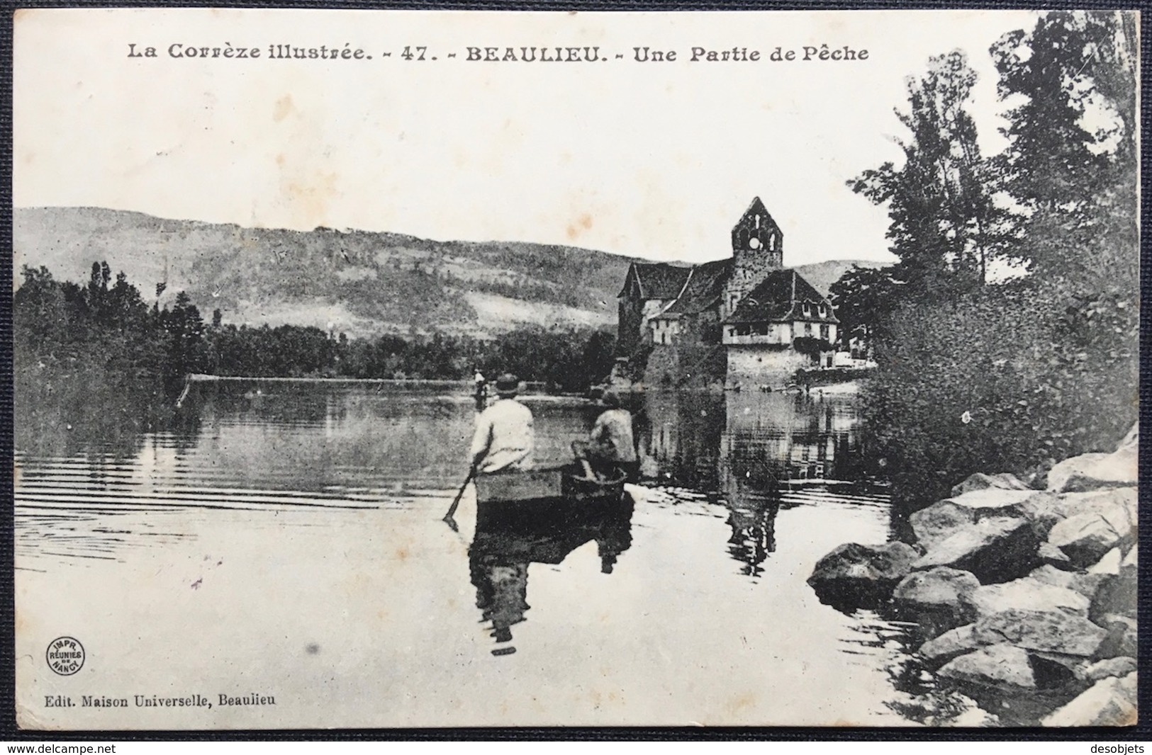 La Corrèze Illustrée - 47. Beaulieu - Une Partie De Pêche - Autres & Non Classés