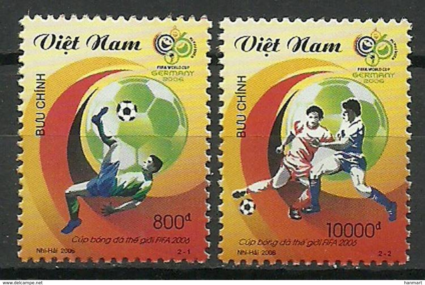 Vietnam 2006 Mi 3437-3438 MNH ( ZS8 VTN3437-3438davWC09 ) - 2006 – Germany