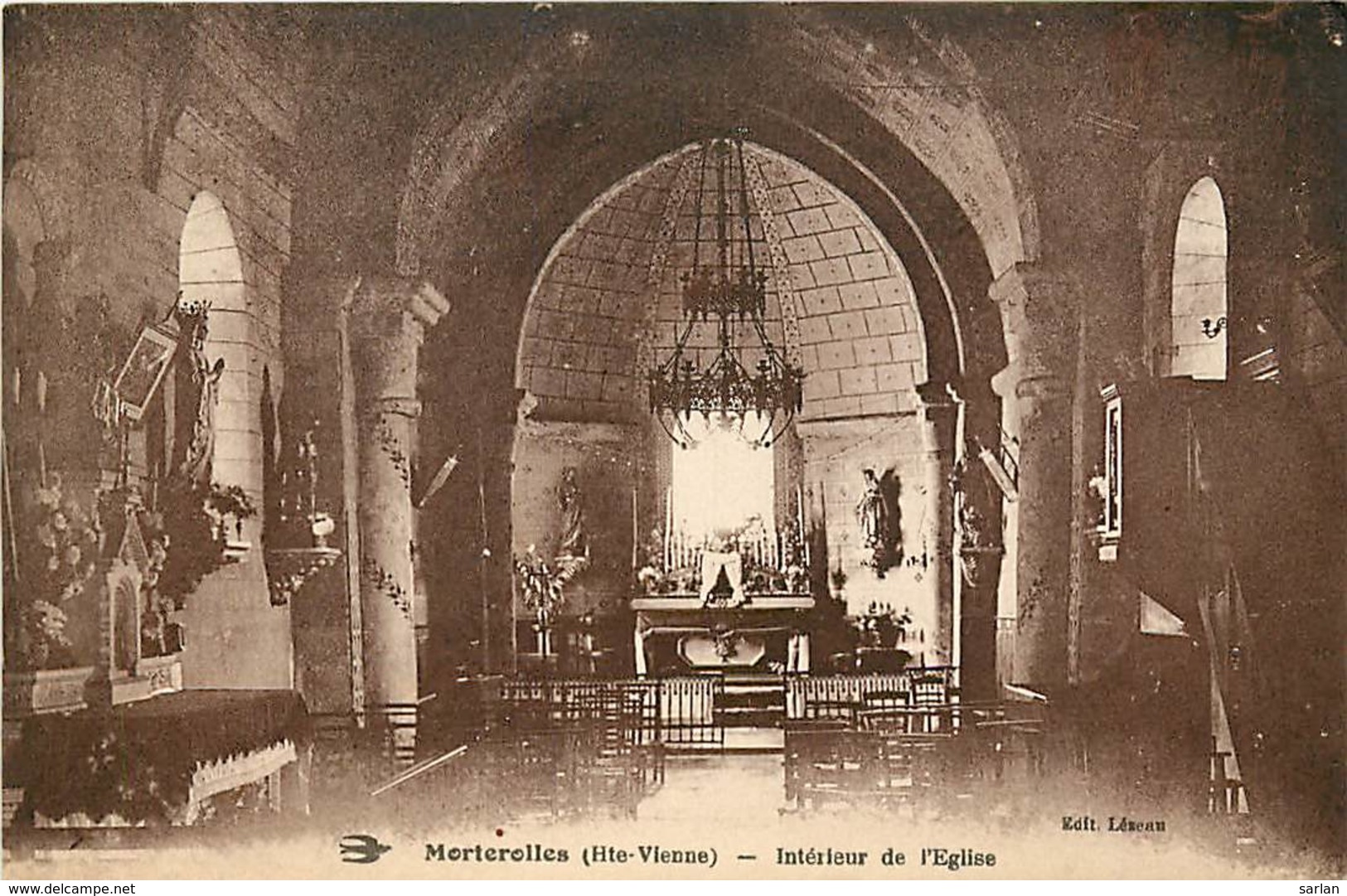 87 , MORTEROLLES , Interieur De L'église , * 400 38 - Autres & Non Classés