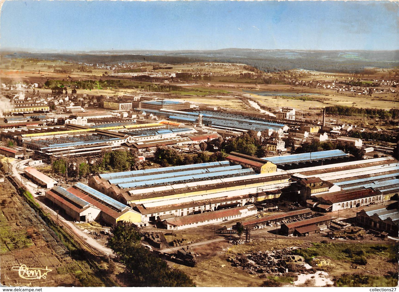 25-MONTBELLIARD- LES USINES PEUGEOT VUE AERIENNE - Montbéliard