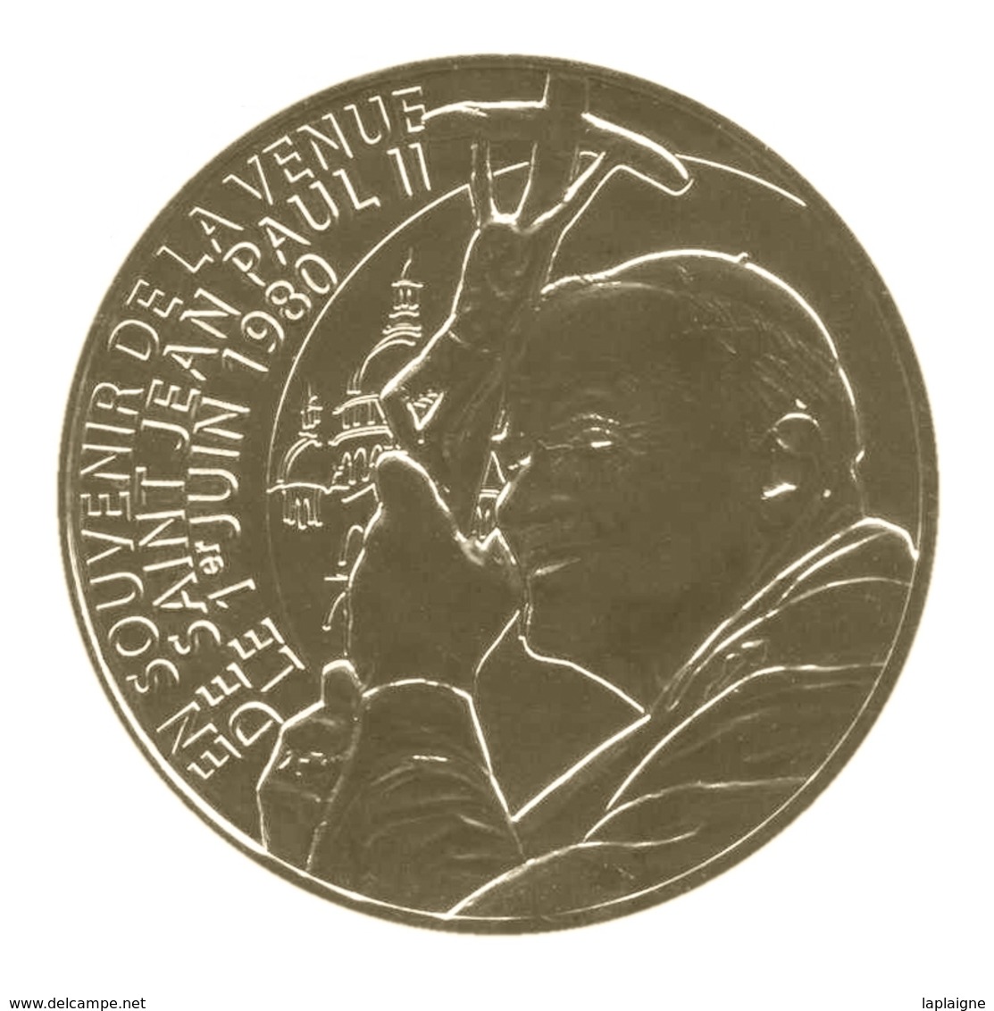 Monnaie De Paris , 2014 , Paris , Sacré Coeur De Montmartre , Venue De Jean-Paul II Le 1 Juin 1980 - Autres & Non Classés