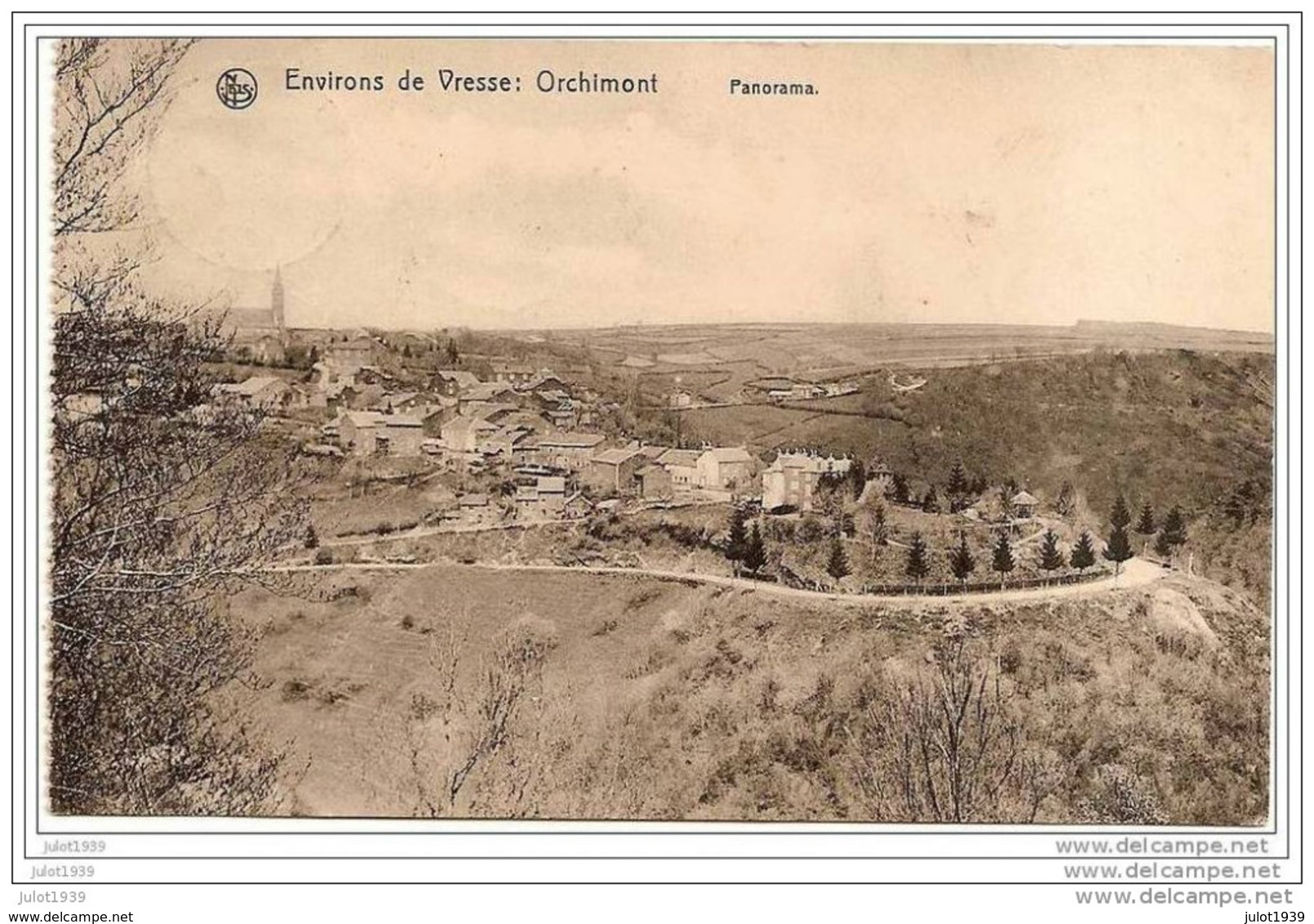 ORCHIMONT ..--   Panorama .   1913 Vers CORBION ( Melle Justine BOUCHEZ ) . Voir Verso . - Vresse-sur-Semois