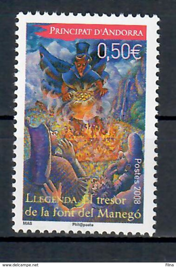 ANDORRA FRANCESE 2008 - LEGGENDE  D'ANDORRA - MNH ** - Unused Stamps