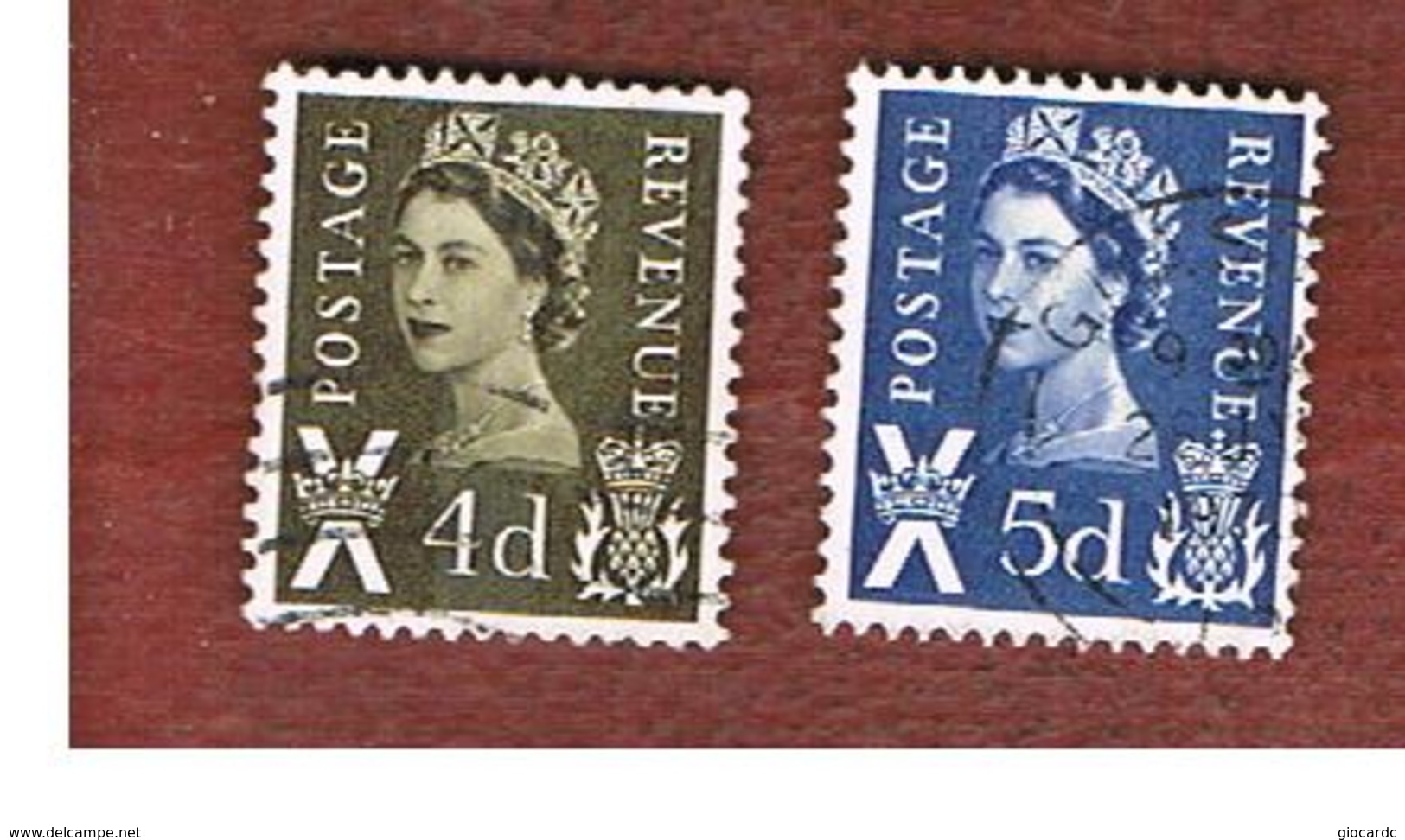 GRAN BRETAGNA (UNITED KINGDOM) - SG S9.11 REGIONAL ISSUES - 1968 SCOTLAND: QUEEN ELIZABETH   - USED° - Scozia