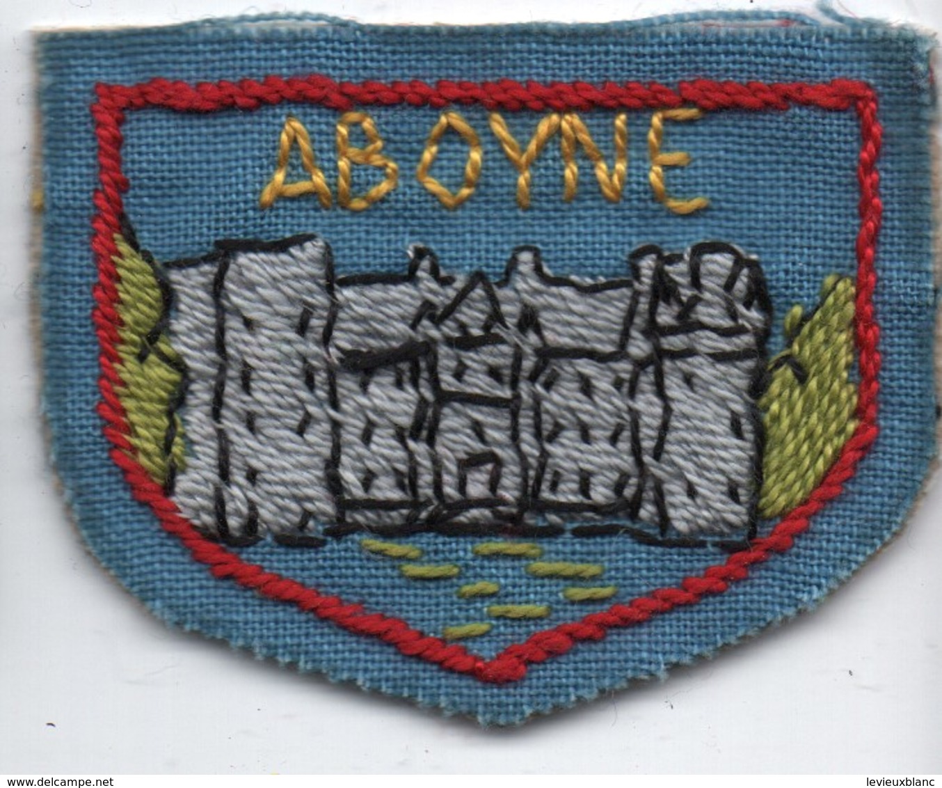 Ecusson Tissu Ancien/Brodé / ABOYNE/ Ecosse/ Vers 1960-1980    ET261 - Patches