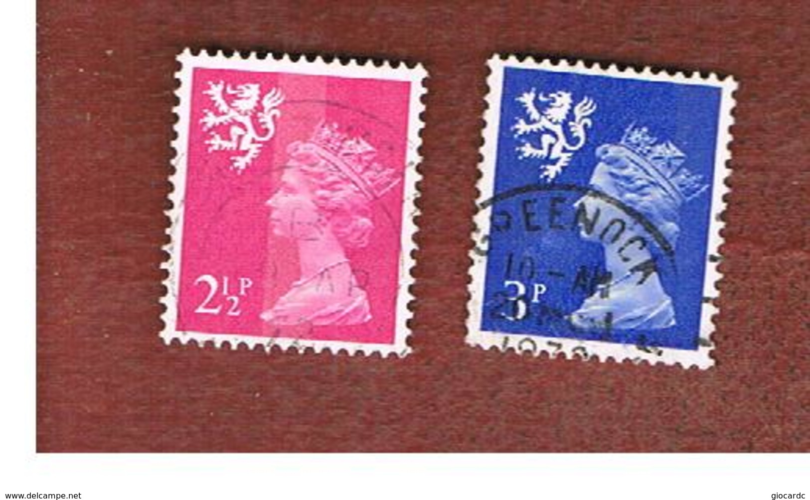 GRAN BRETAGNA (UNITED KINGDOM) - SG S14.16 REGIONAL ISSUES - 1971 SCOTLAND: QUEEN ELIZABETH   - USED° - Scozia