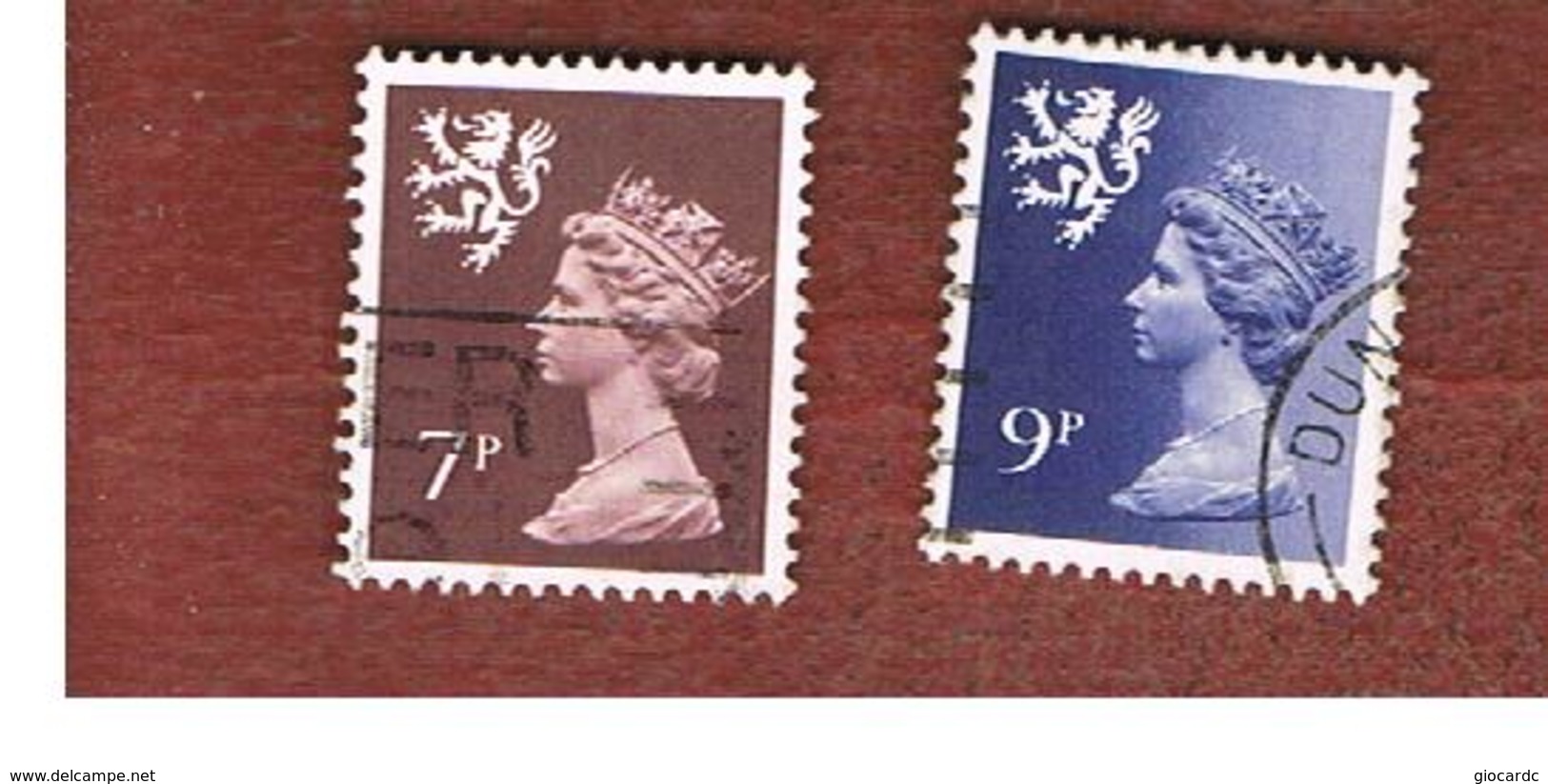 GRAN BRETAGNA (UNITED KINGDOM) - SG S24.28 REGIONAL ISSUES - 1978 SCOTLAND: QUEEN ELIZABETH   - USED° - Scozia