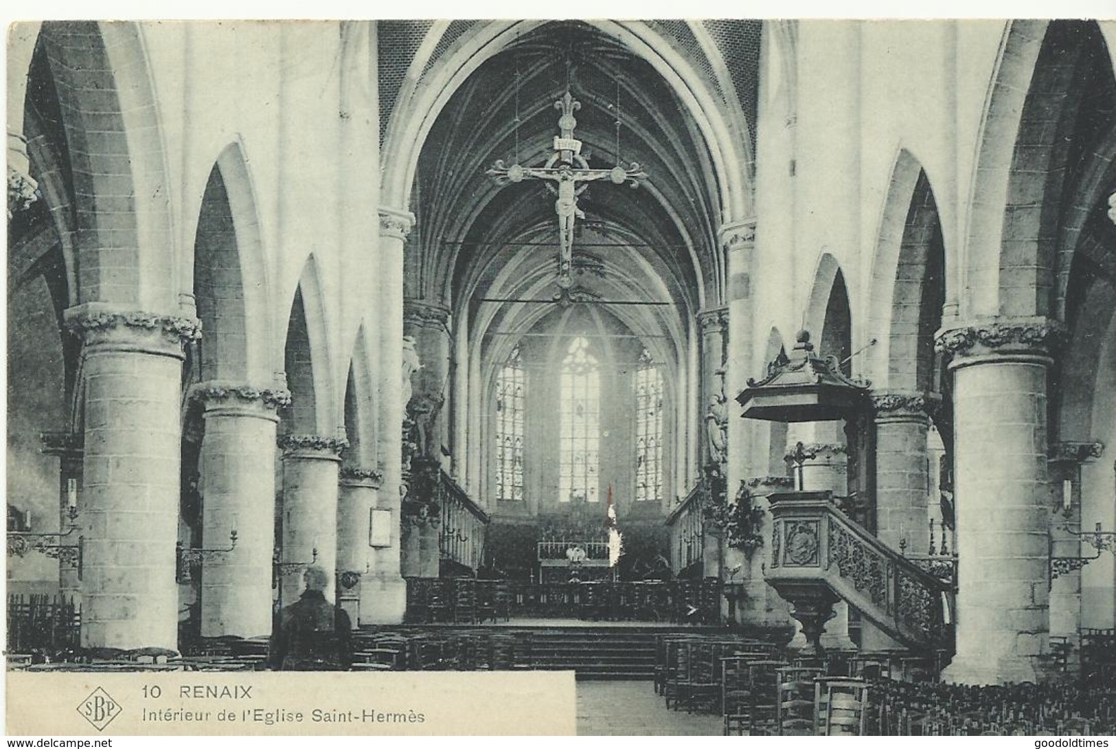 Renaix Intérieur De L'Eglise Saint-Hermès  (1384) - Ronse