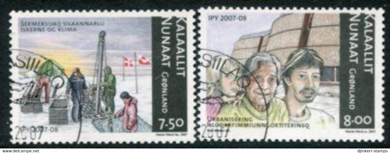 GREENLAND 2007 Polar Year,  Used.  Michel 485-86 - Usados