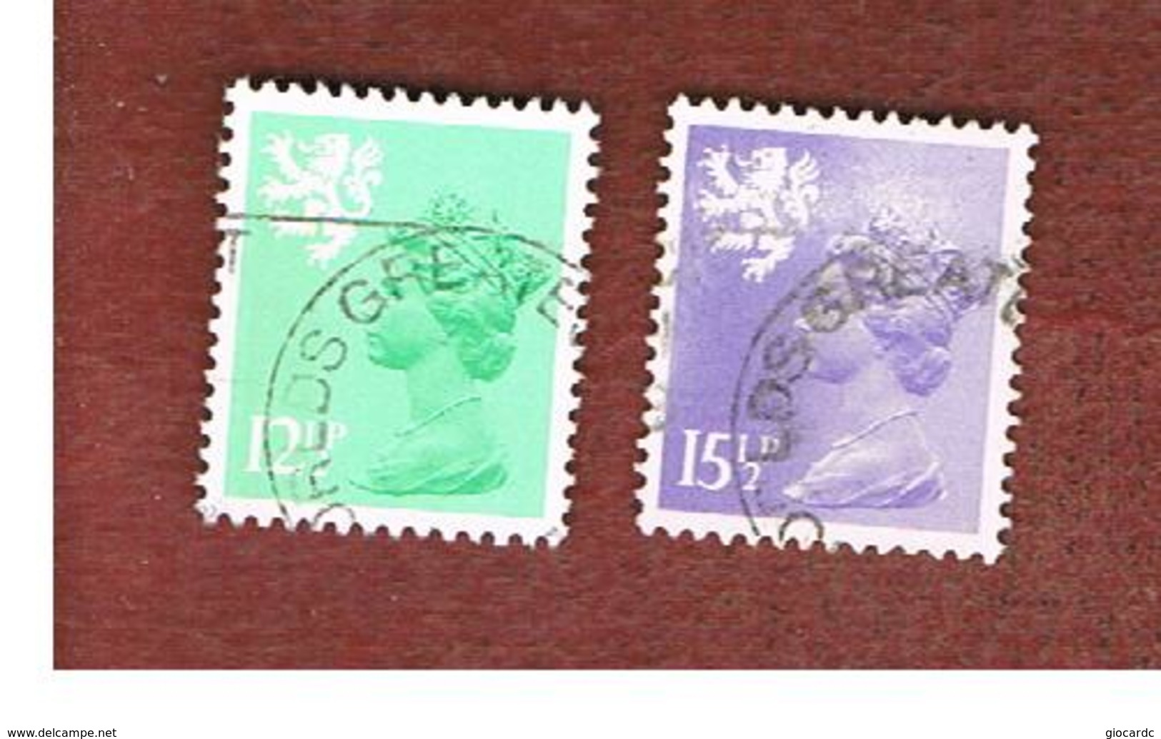 GRAN BRETAGNA (UNITED KINGDOM) - SG S38.41 REGIONAL ISSUES - 1982 SCOTLAND: QUEEN ELIZABETH   - USED° - Scozia