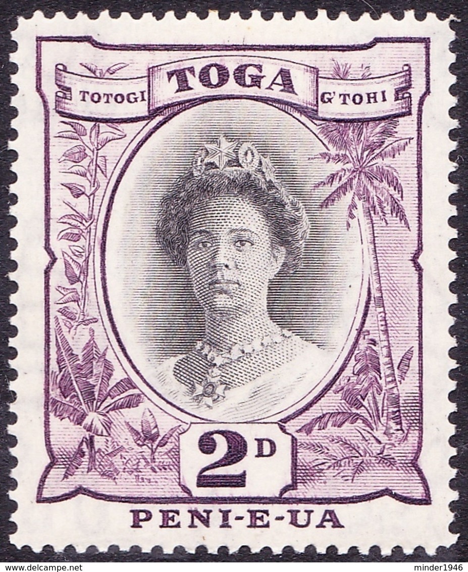 TONGA 1942 2d Black & Purple SG76 MH - Tonga (...-1970)