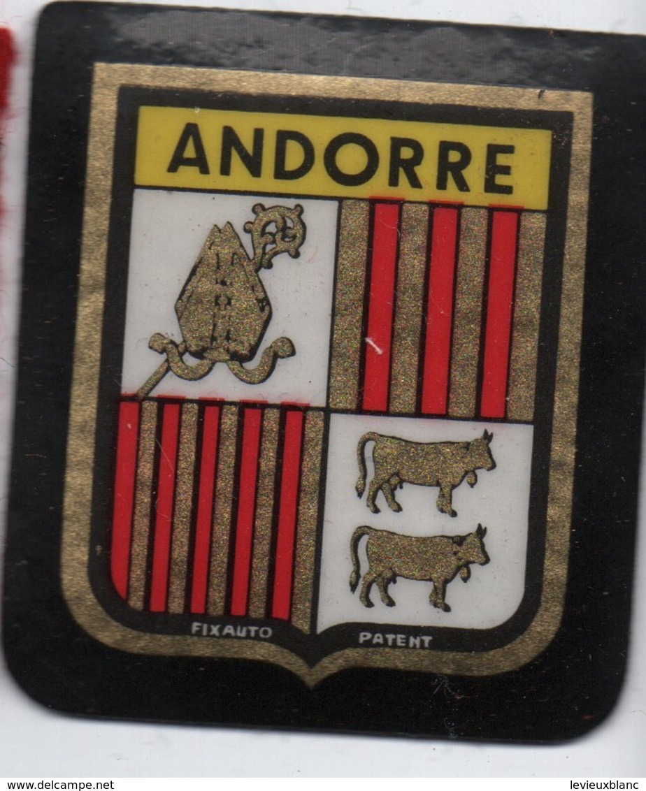 Ecusson Tissu Ancien/Imprimé/ ANDORRE/Principauté/ Vers 1960-1980    ET276 - Patches