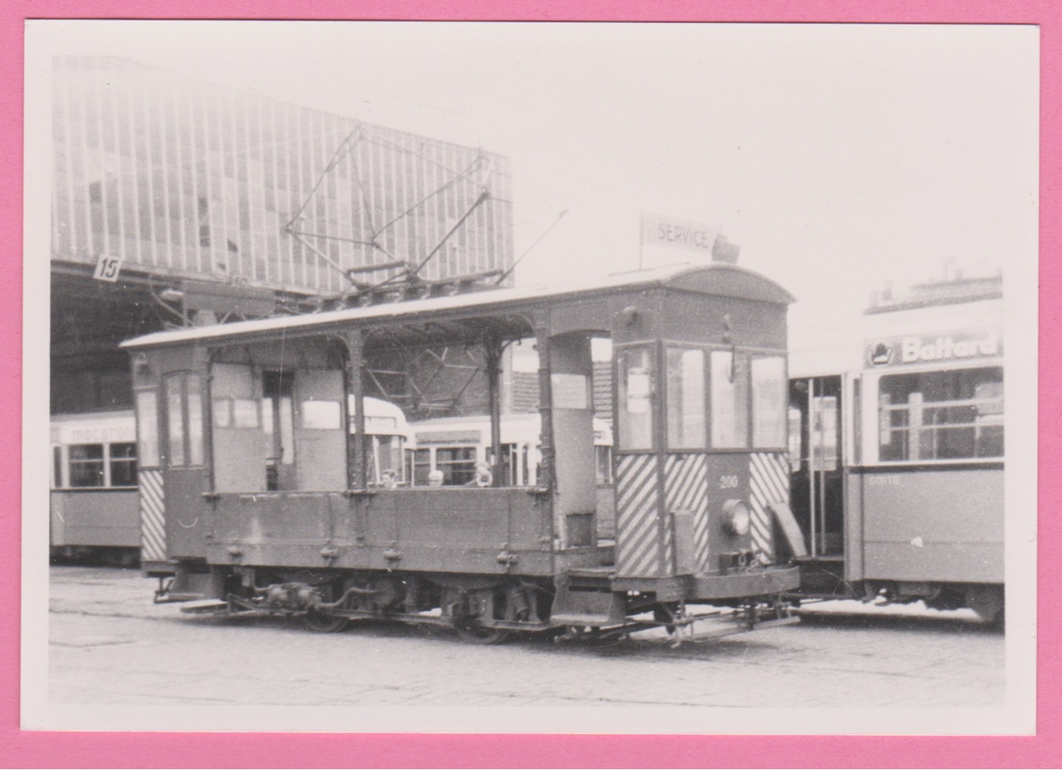 Photographie - TRAMWAY - Machine 200 - 1960 - N°  53 - Treinen