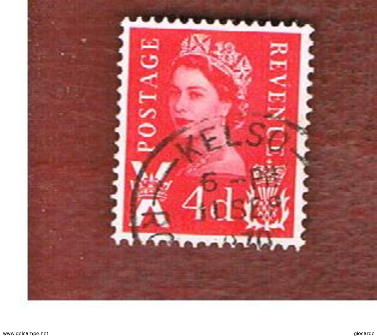 GRAN BRETAGNA (UNITED KINGDOM) - SG S10 REGIONAL ISSUES - 1969 SCOTLAND: QUEEN ELIZABETH 4 RED  - USED° - Scozia