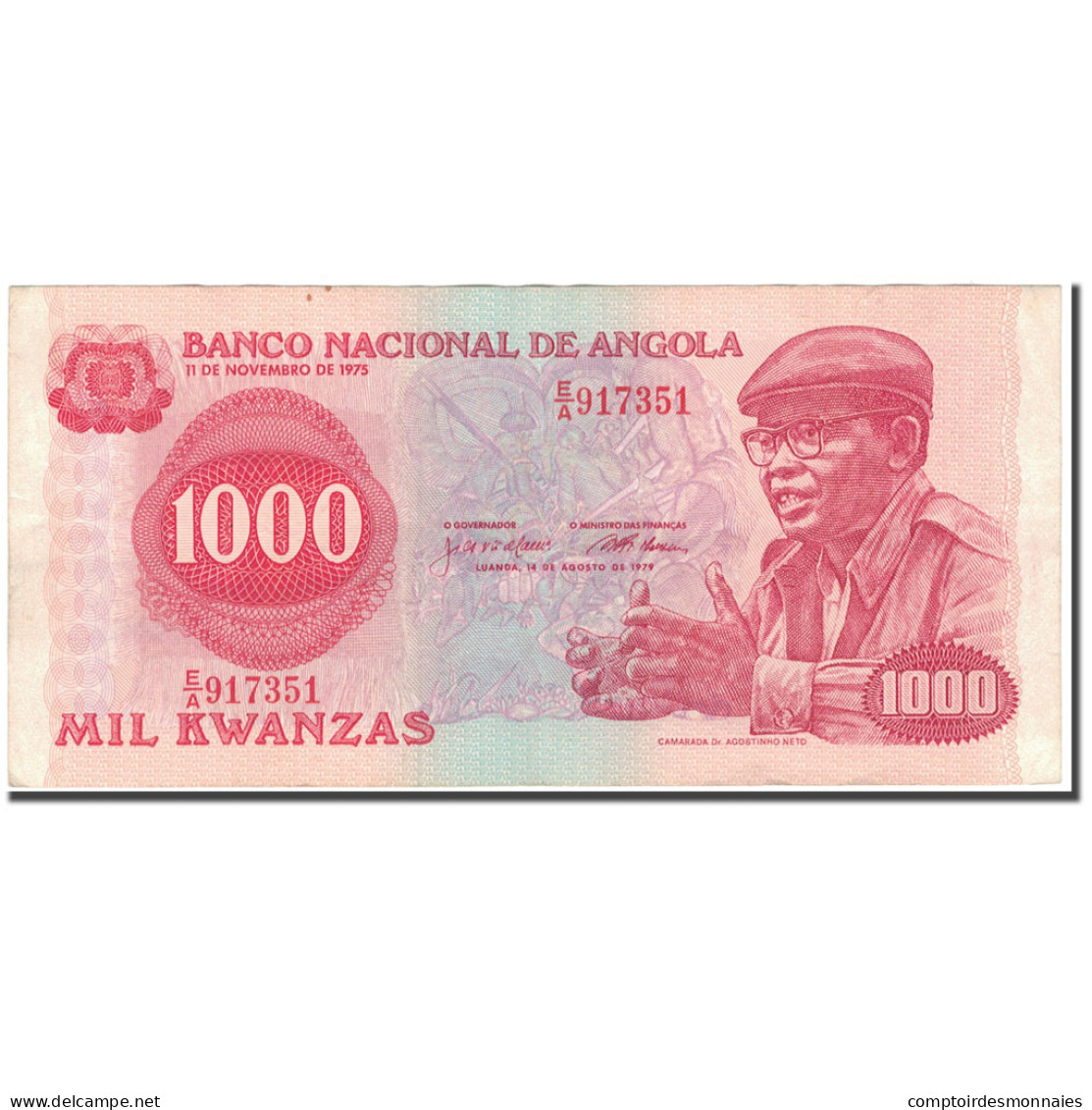 Billet, Angola, 1000 Kwanzas, 1979-08-14, KM:117a, SUP - Angola