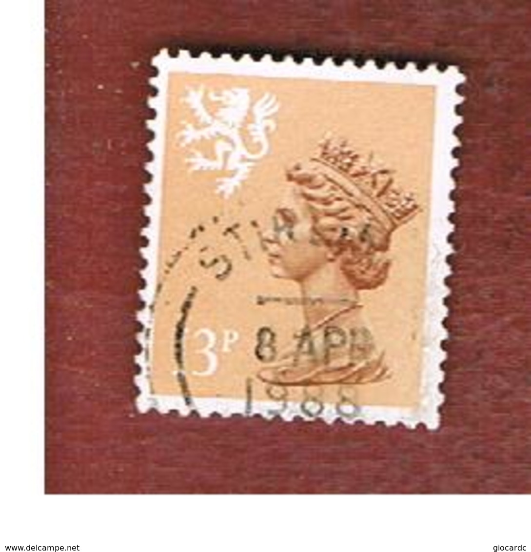 GRAN BRETAGNA (UNITED KINGDOM) - SG S39 REGIONAL ISSUES - 1984 SCOTLAND: QUEEN ELIZABETH 13  - USED° - Scozia