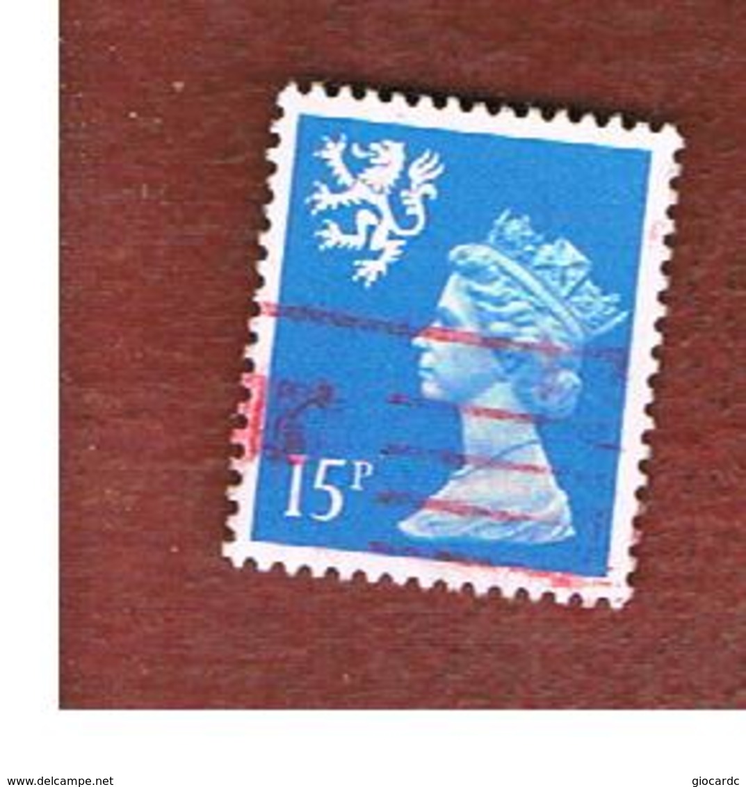 GRAN BRETAGNA (UNITED KINGDOM) - SG S56 REGIONAL ISSUES - 1989 SCOTLAND: QUEEN ELIZABETH 15 - USED° - Scozia