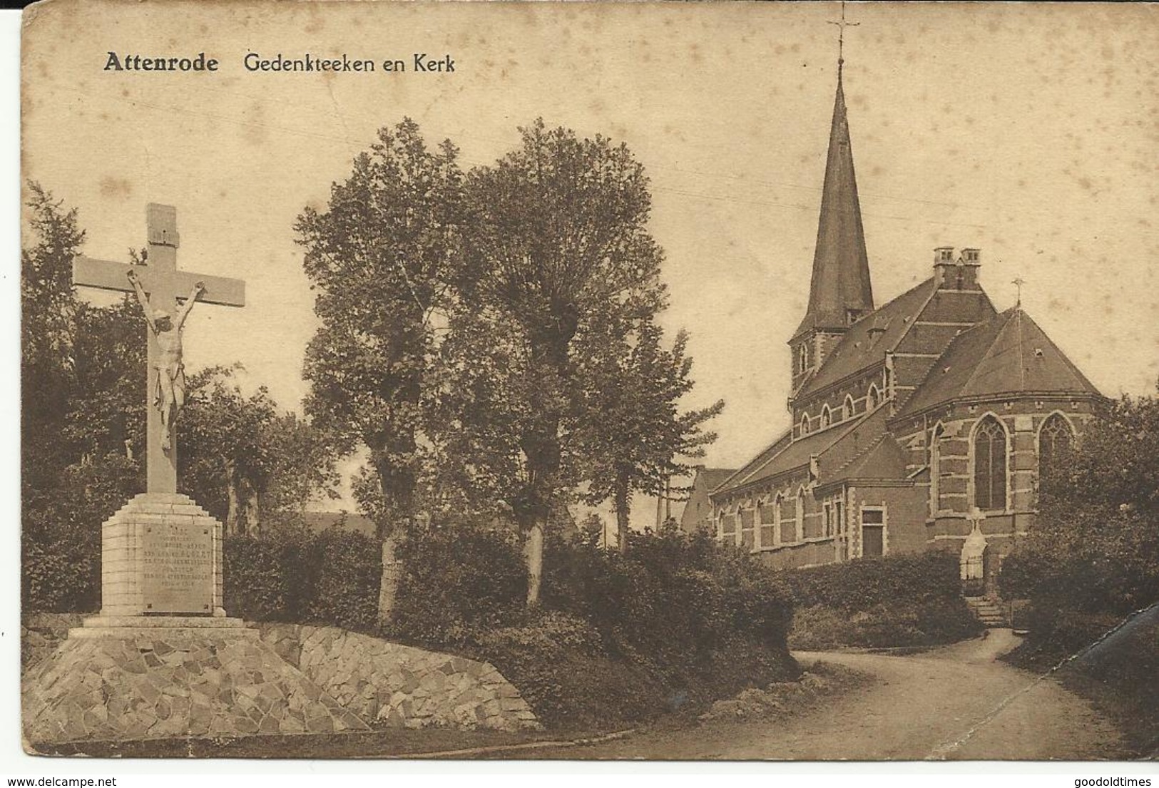 Attenrode Gedenkteeken En Kerk  (1397) - Glabbeek-Zuurbemde