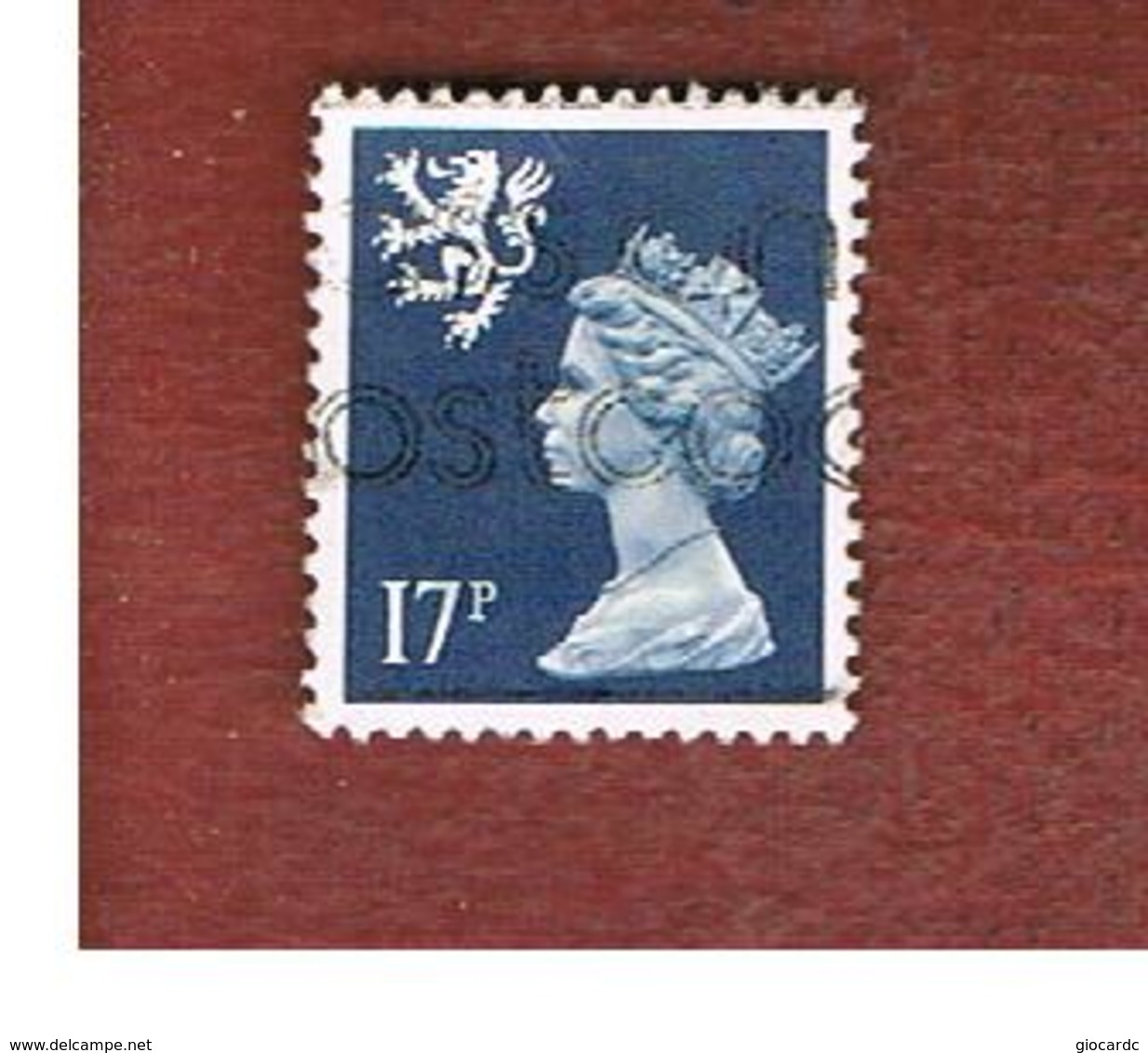 GRAN BRETAGNA (UNITED KINGDOM) - SG S58 REGIONAL ISSUES - 1990 SCOTLAND: QUEEN ELIZABETH 17 - USED° - Scozia