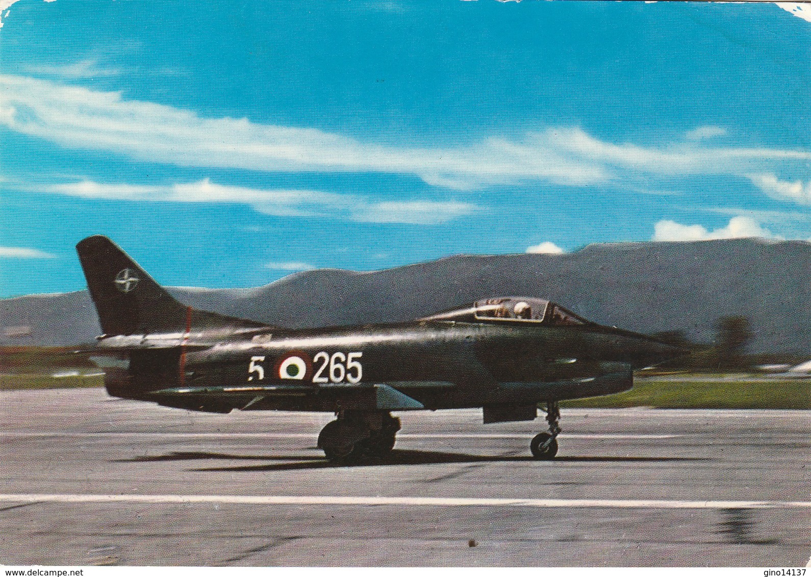 Cartolina Postale Nuova AEREO FIAT G. 91 In Rullaggio - AVIAZIONE - - Altri & Non Classificati