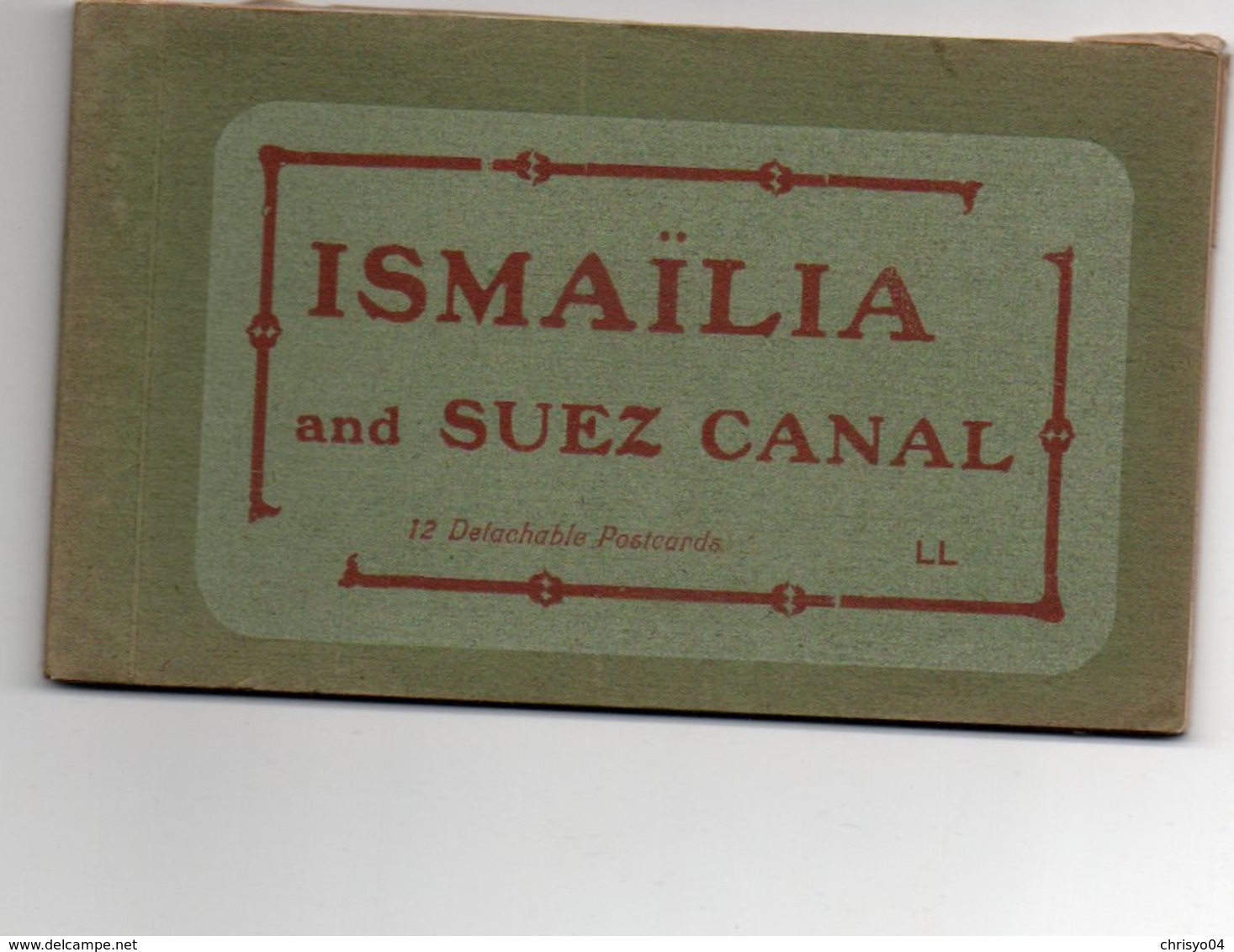93Maj   Egypte Ismaïlia And Suez Canal Carnet De 8/12 Cpa - Ismailia