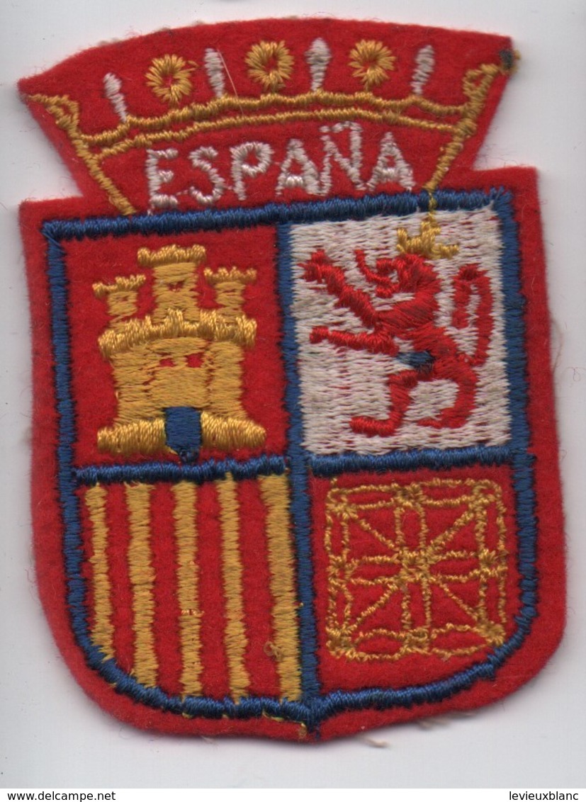 Ecusson Tissu Ancien/Brodé/ESPANA/Espagne/ Vers 1960-1980    ET280 - Blazoenen (textiel)