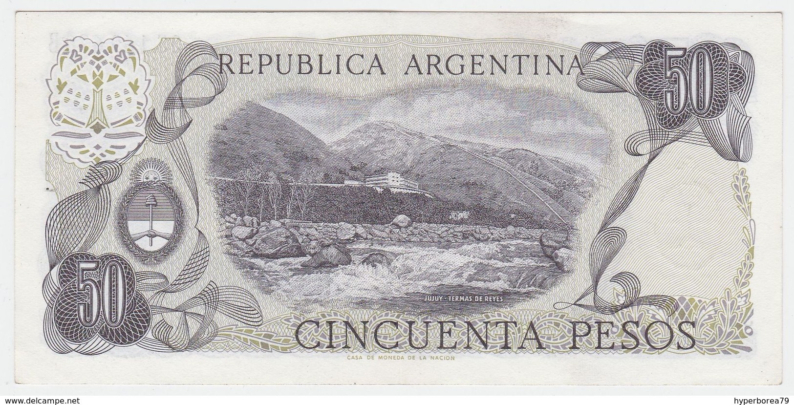 Argentina P 301 A - 50 Pesos 1976 1978 - AUNC - Argentina