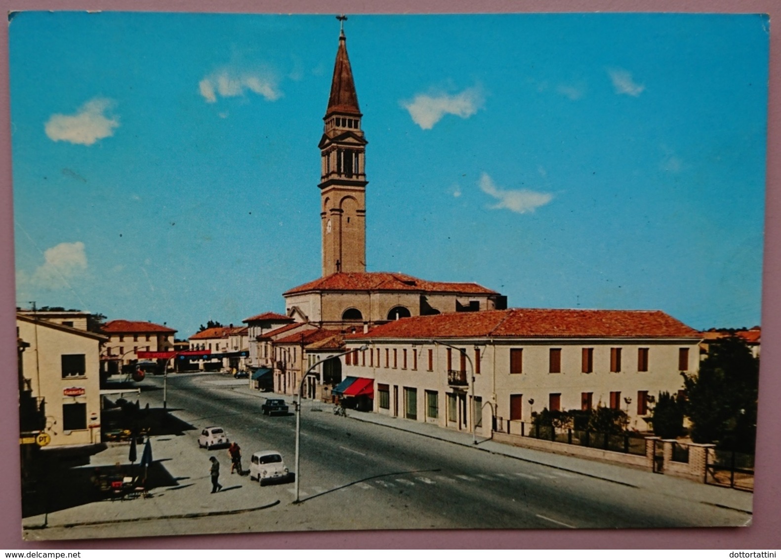 FOSSALTA DI PIAVE (Venezia) - Piazza Della Vittoria - Chiesa, Ufficio Postale - Vg V2 - Venezia (Venice)