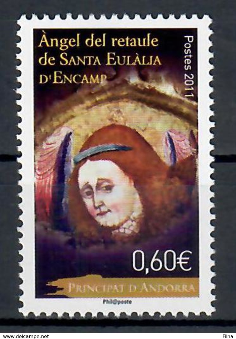 ANDORRA  FRANCESE 2011 - NATALE - ANGELO - MNH ** - Nuovi