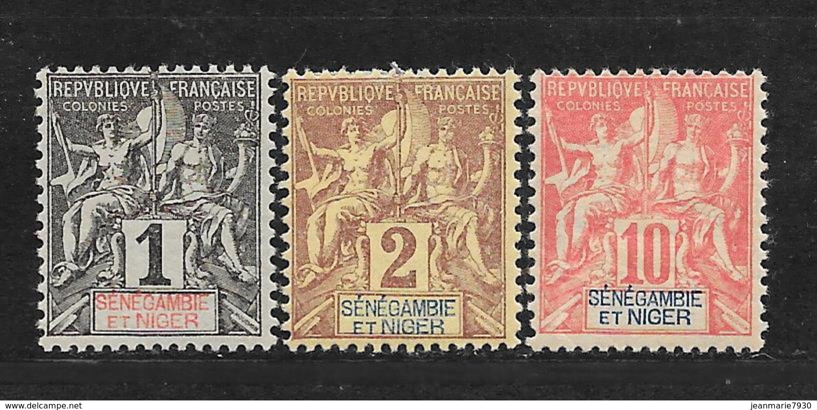 SENEGAMBIE ET NIGER - N° 1.2.5 NEUF * - COTE = 12.00 € - Unused Stamps