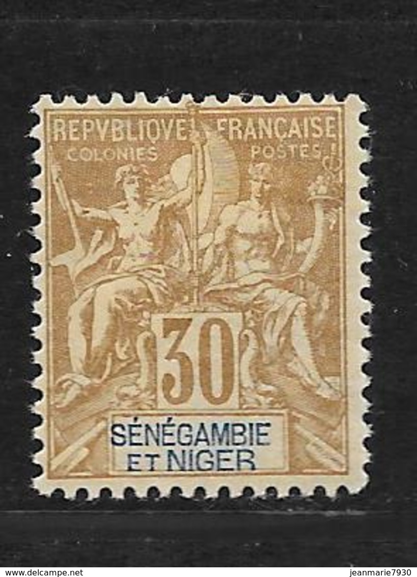 SENEGAMBIE ET NIGER - N° 9 NEUF * - COTE = 18.00 € - Unused Stamps