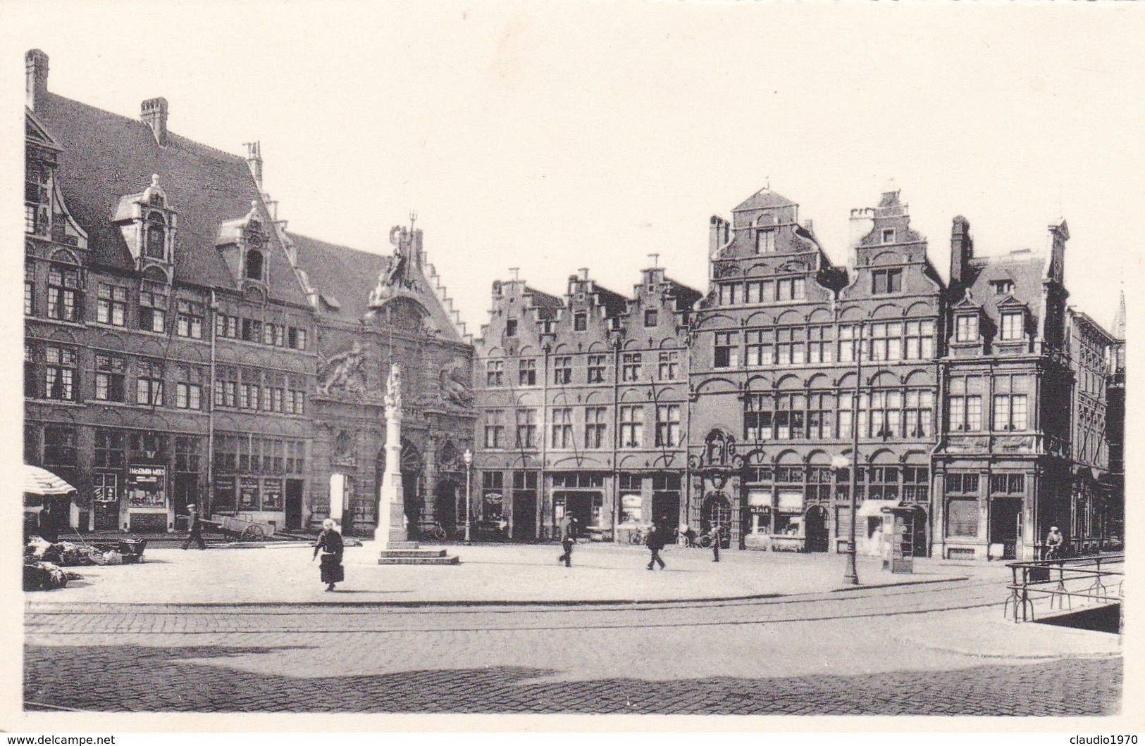 CARTOLINA - POSTCARD - BELGIO - GENT - PLACE STE - PHAILDE ANCIEN HOSPICA - Gent