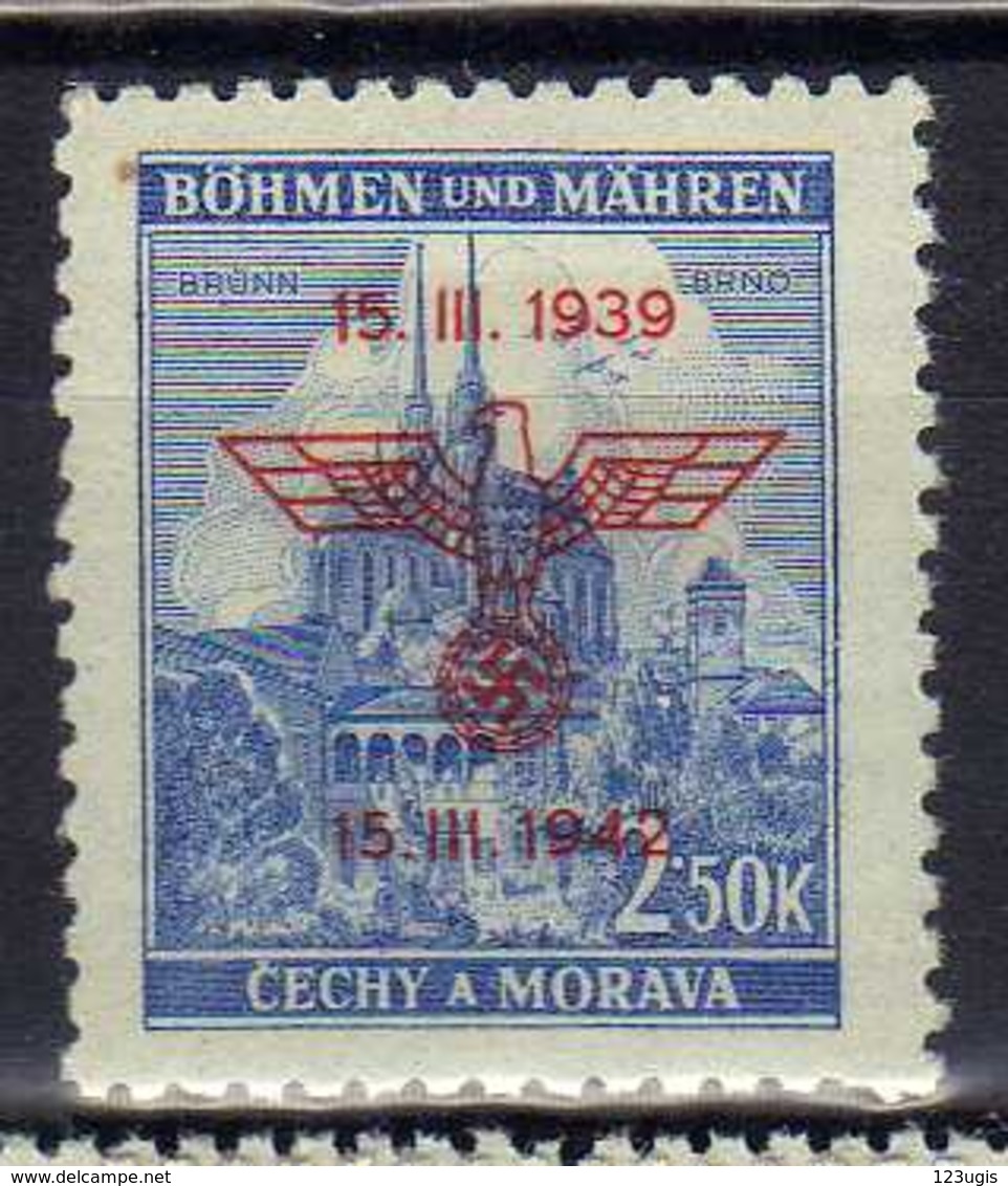 Böhmen Und Mähren 1942 Mi 84 ** [130419XXVI] - Unused Stamps