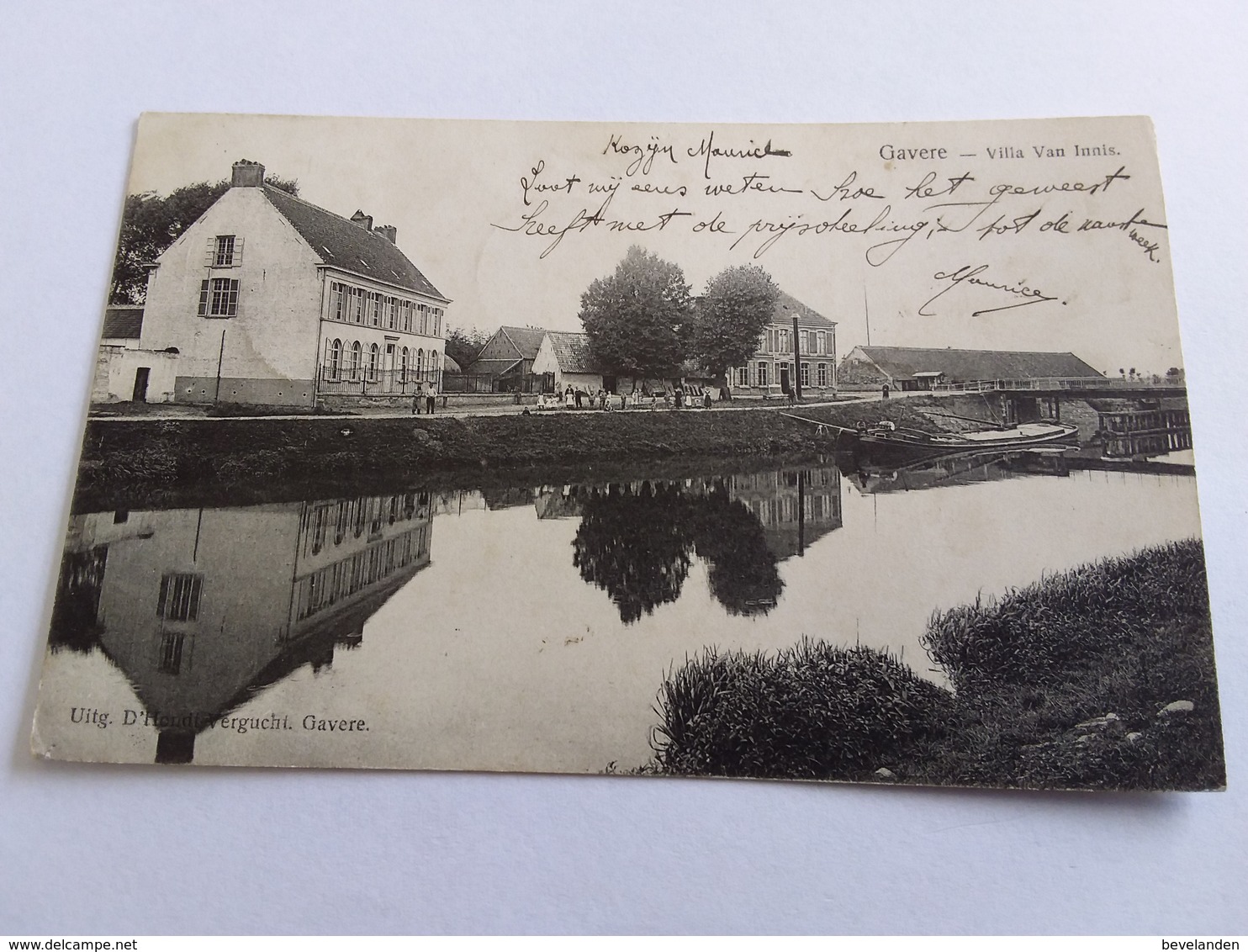 Postkaart  Gavere Villa Van Innis 1907 - Andere & Zonder Classificatie