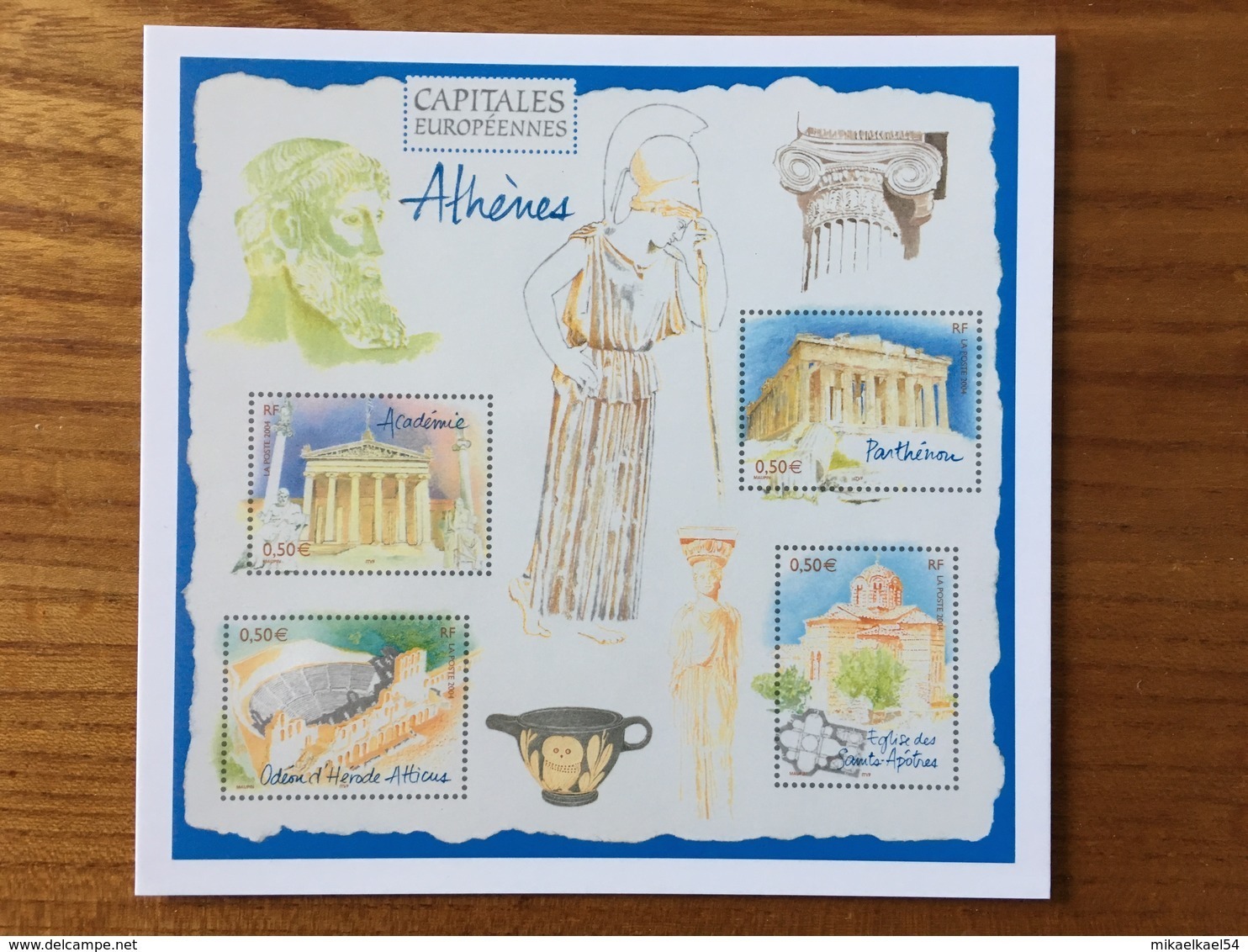 CARTE POSTALE PRE TIMBREE "CAPITALES EUROPEENNES - ATHENES" 2019 Neuve - Prêts-à-poster:  Autres (1995-...)