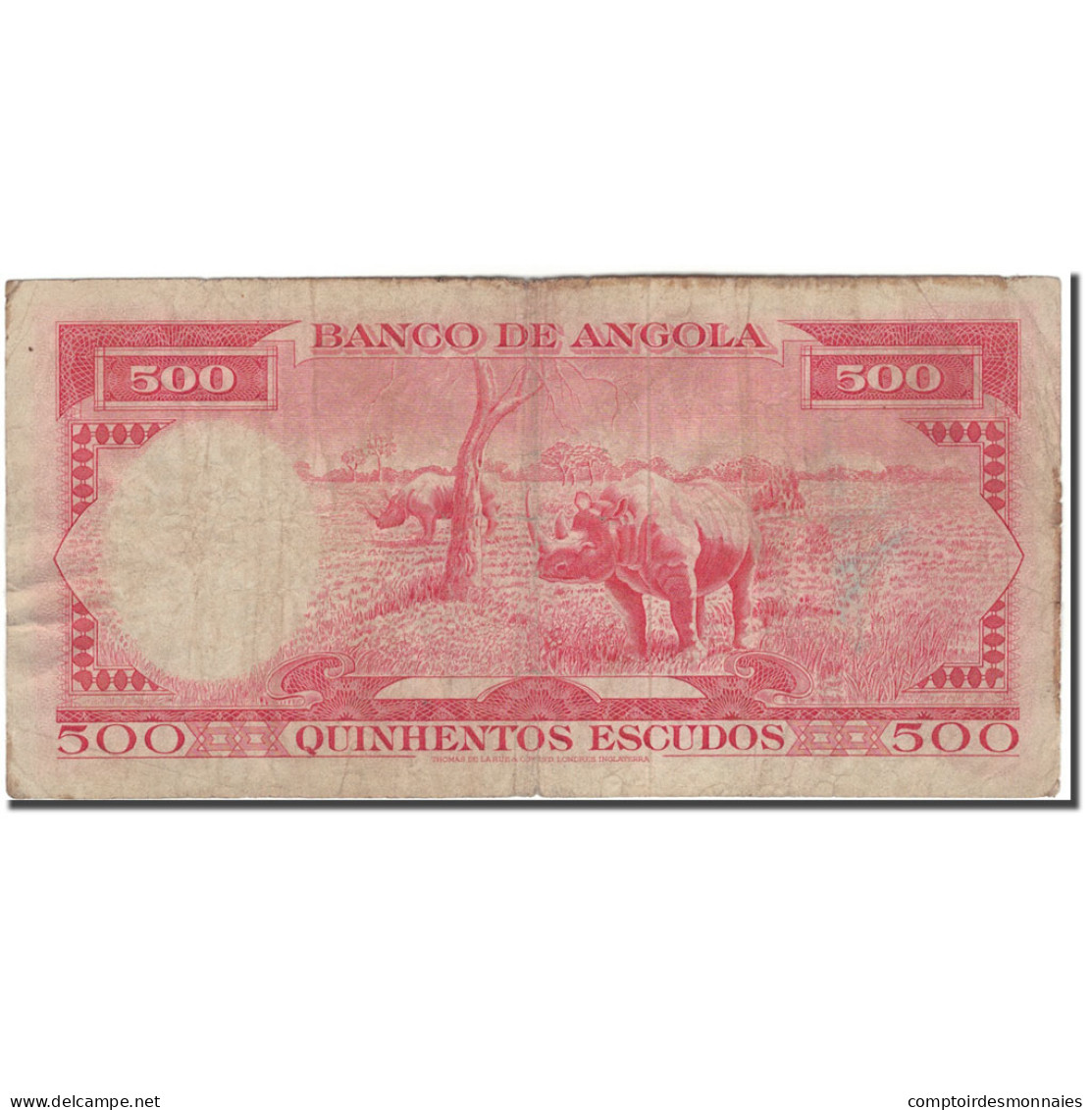 Billet, Angola, 500 Escudos, 1970-06-10, KM:97, B - Angola