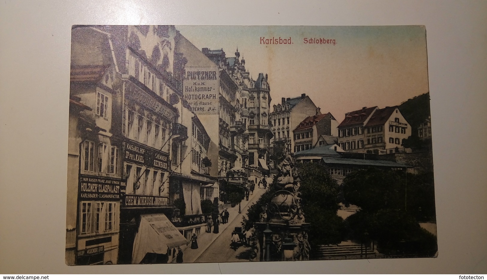 Česká Republika - Karlsbad Schloßberg - Deutschland? 1900-1920? - Tschechische Republik