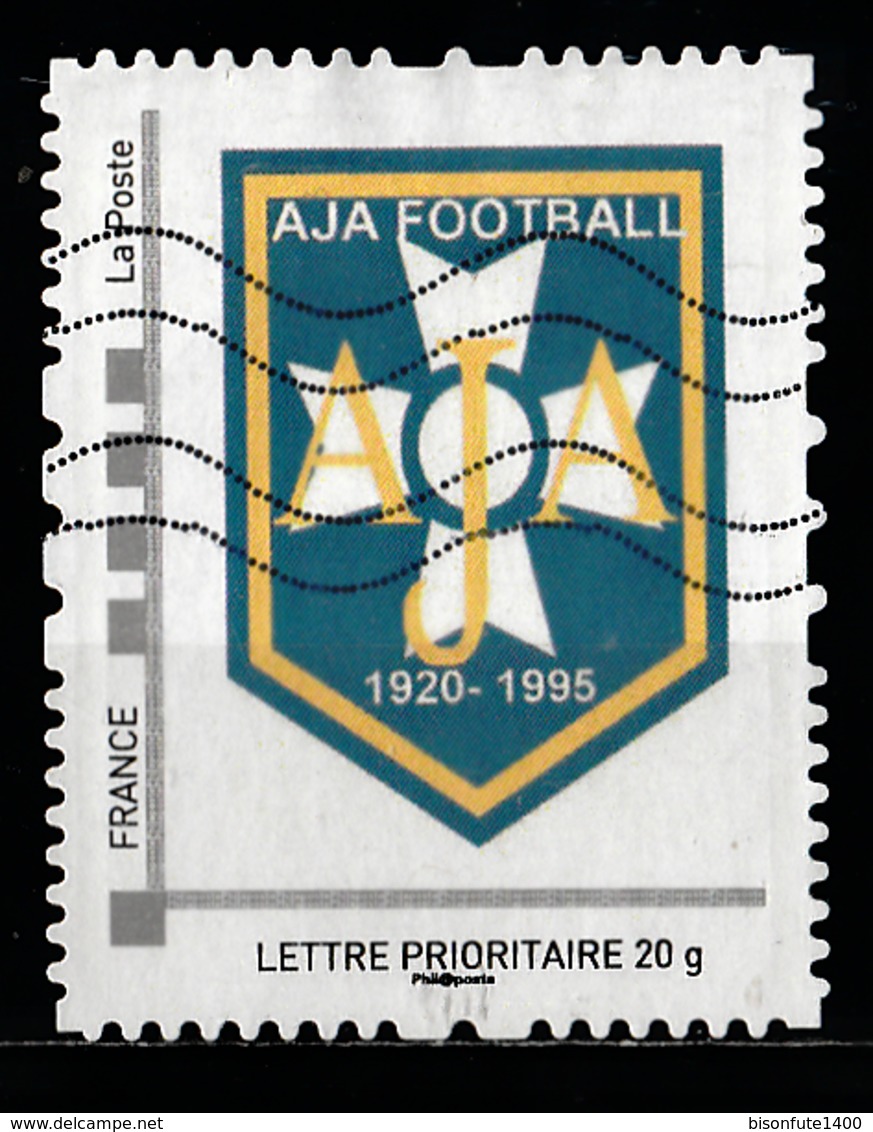 Timbre Personnalisé : AJA Football De Auxerre 1920 - 1995. - Other & Unclassified