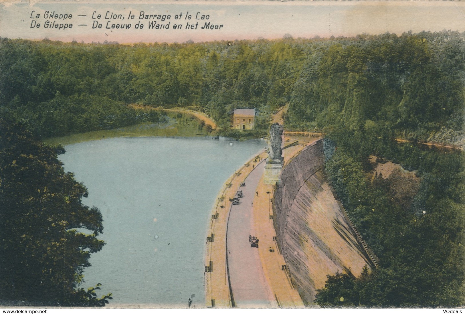 CPA - Belgique - La Gileppe - Le Lion - Le Barrage - Le Lac - Gileppe (Dam)