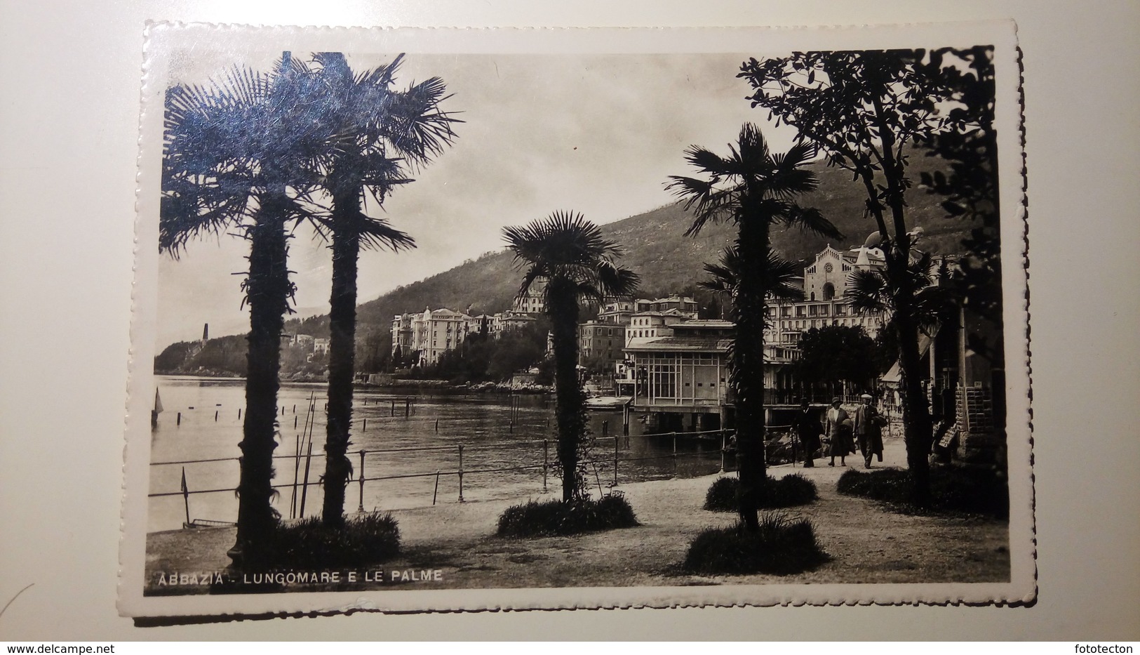 Abbazia - Croatia, Opatija - Lungomare E Palme, (ex Provincie) - 1941 - Fotografica - Jugoslawien