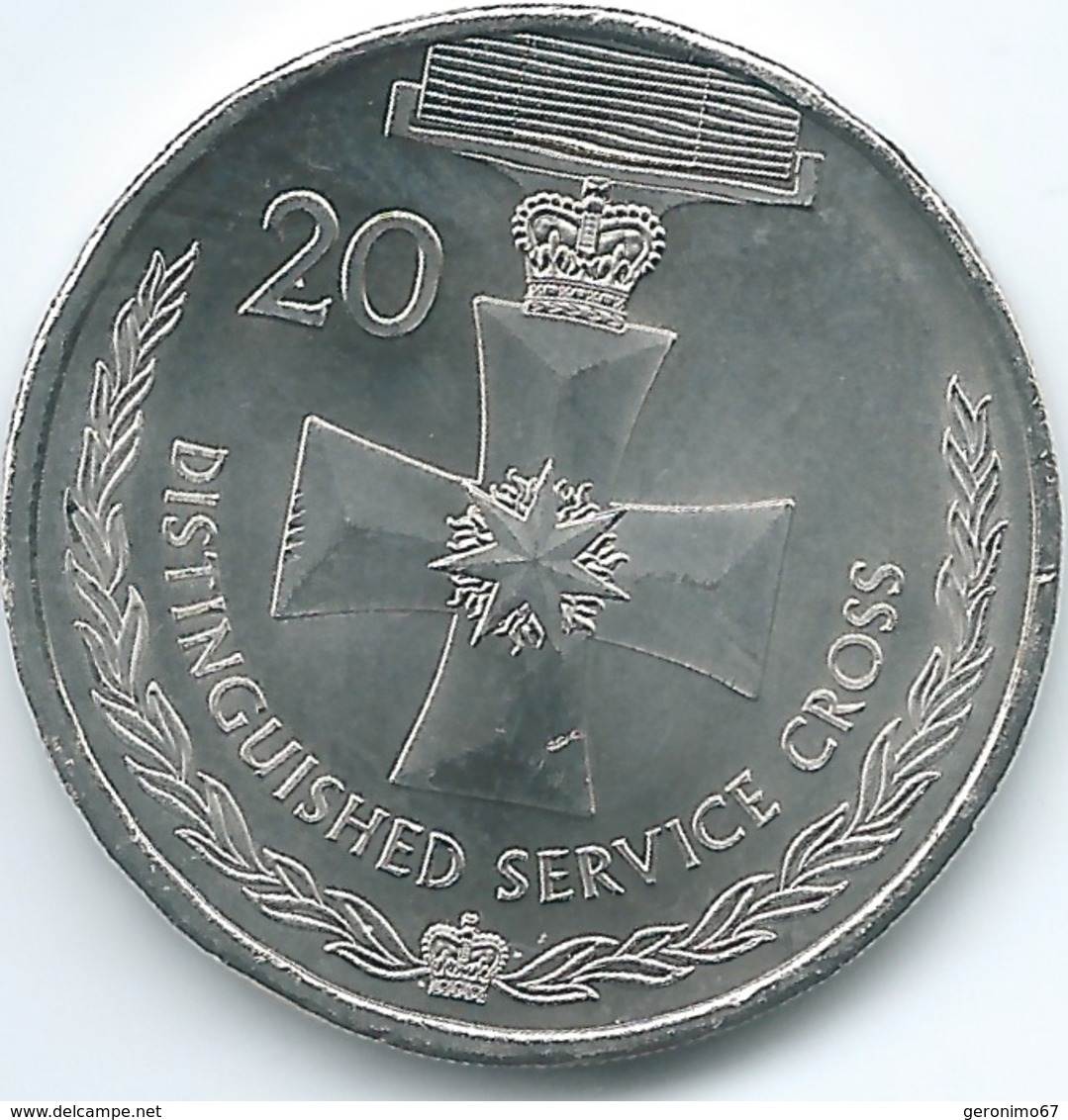 Australia - Elizabeth II - 20 Cents - 2017 - Distinguished Service Cross - 20 Cents